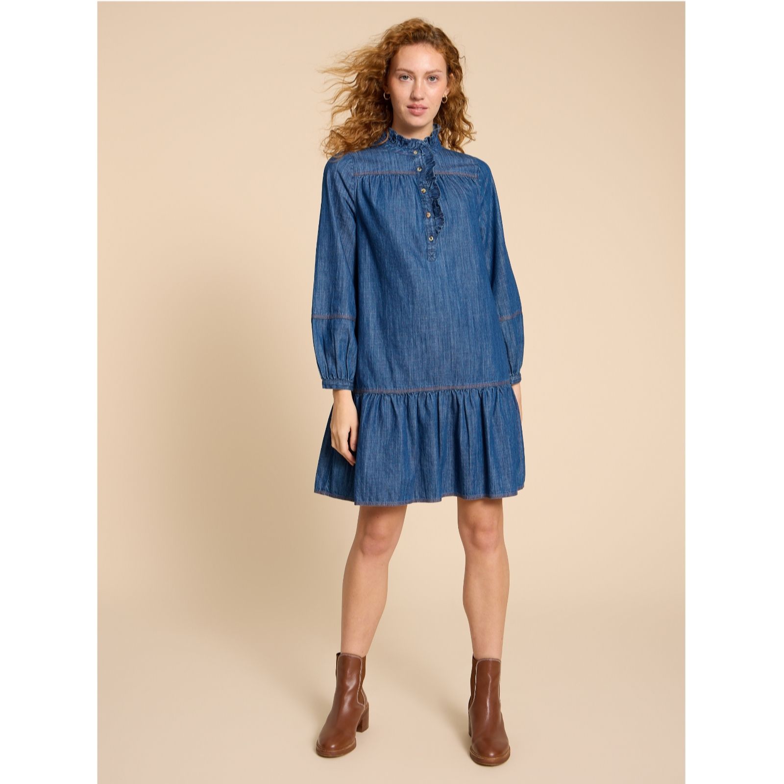 White Stuff Maisie Denim Dress