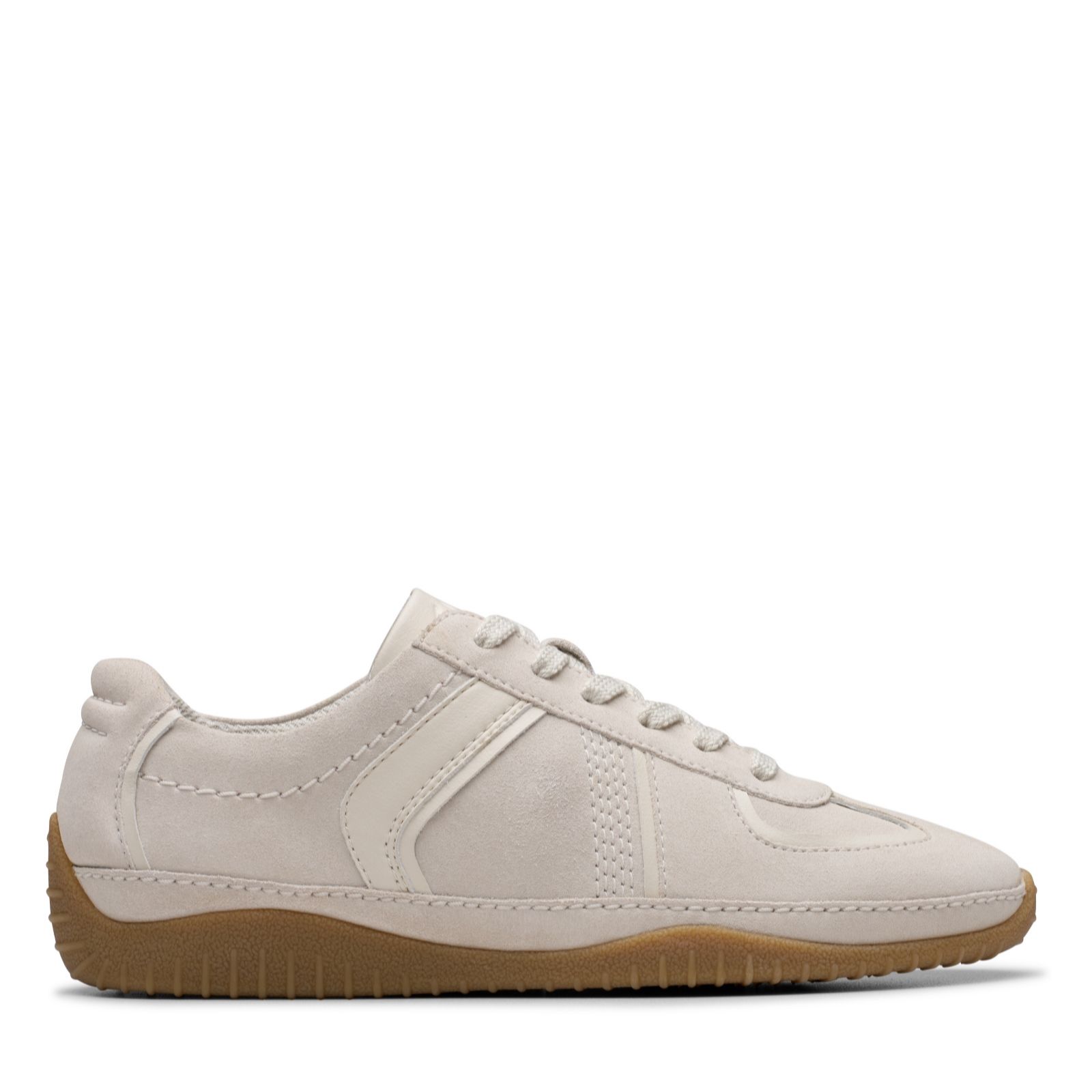 Clarks Women's White Meridor Lo Off- Combination Trainers In | : 7/Standard Fit - Image 4