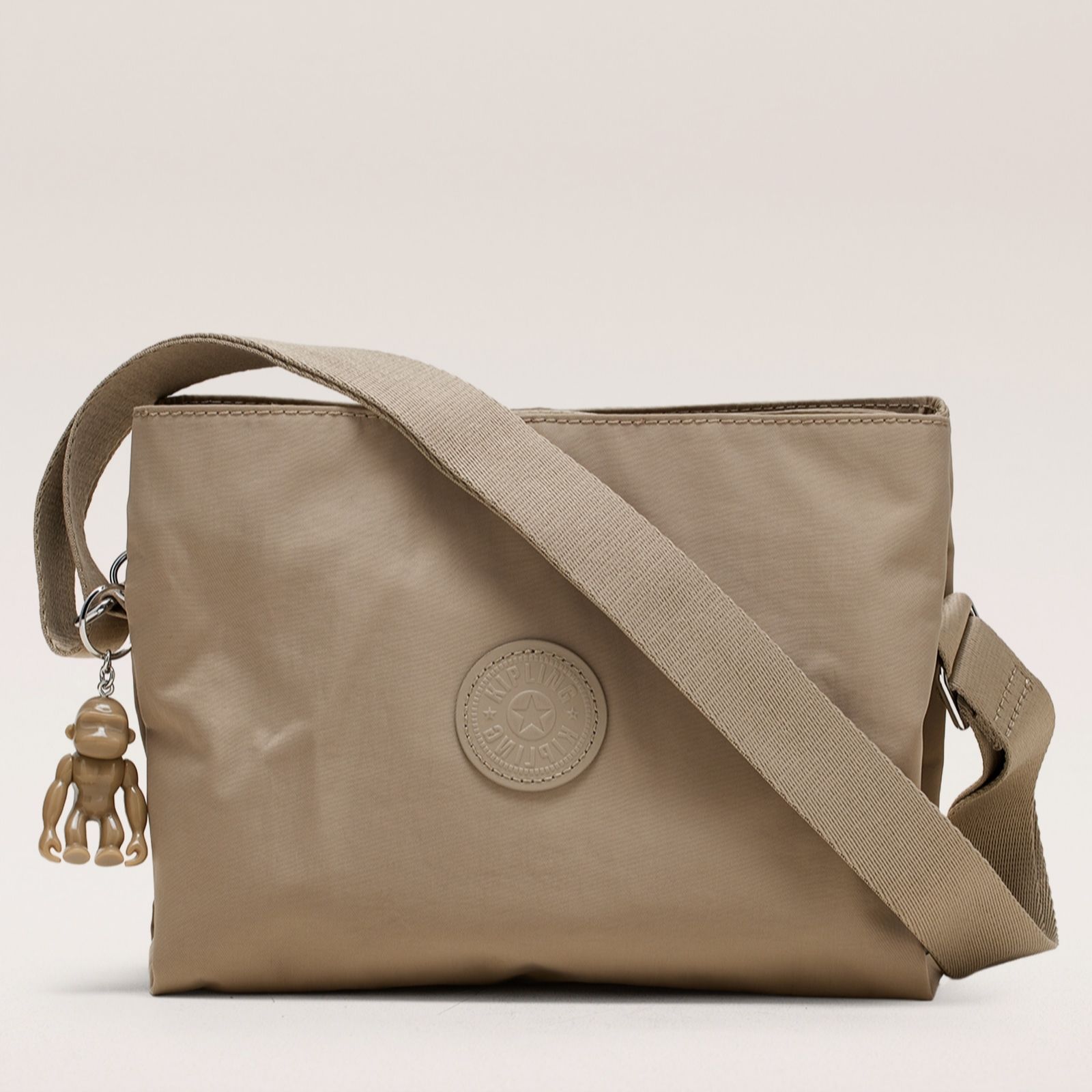Kipling Boho Tan Fabya Medium Cross-Body Bag