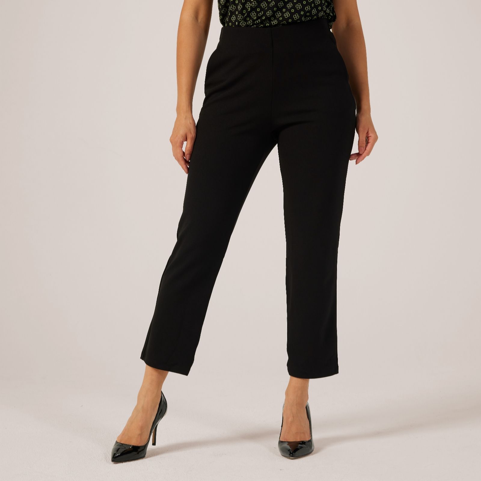 Kim & Co Deep Emerald Ponte Crepe Narrow Leg Standard Trousers