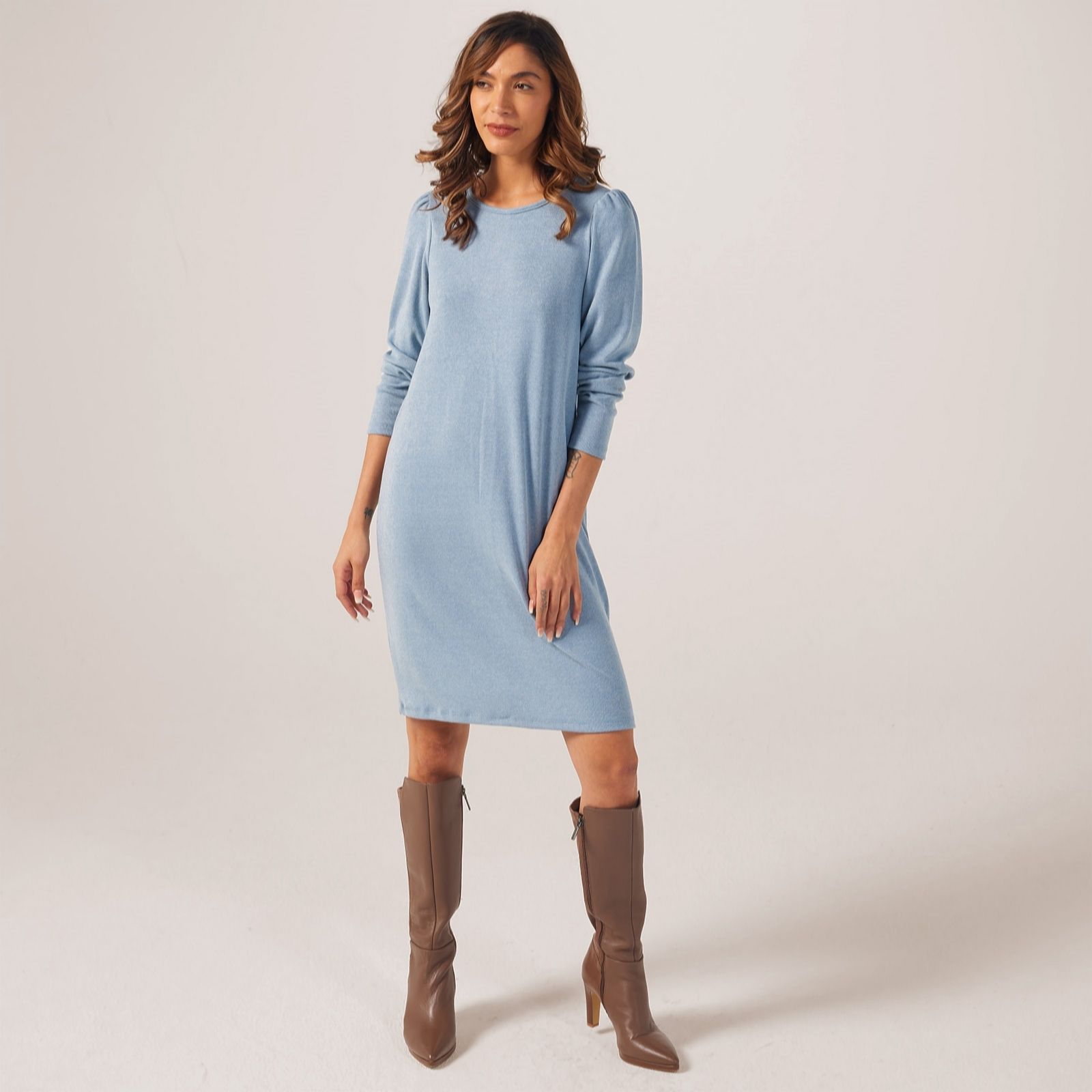 Kim & Co Divine Knit Long Sleeve Dress