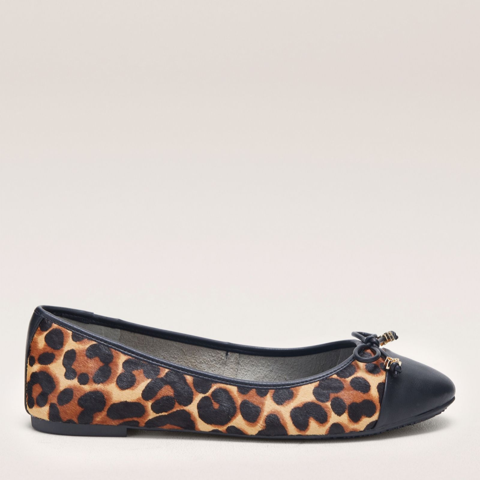 Dune Black Reptile London Wide Fit Hallo Ballet Shoe