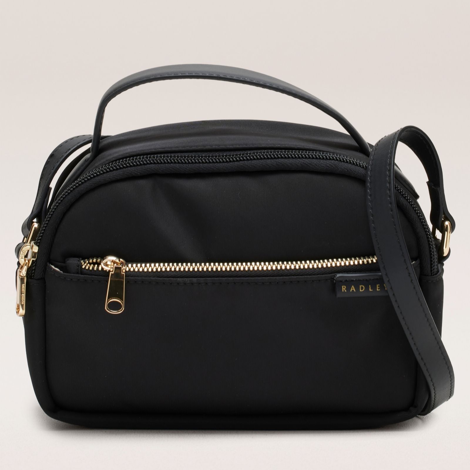 Radley Women's Black Montague Lane Mini Zip Around Cross-Body