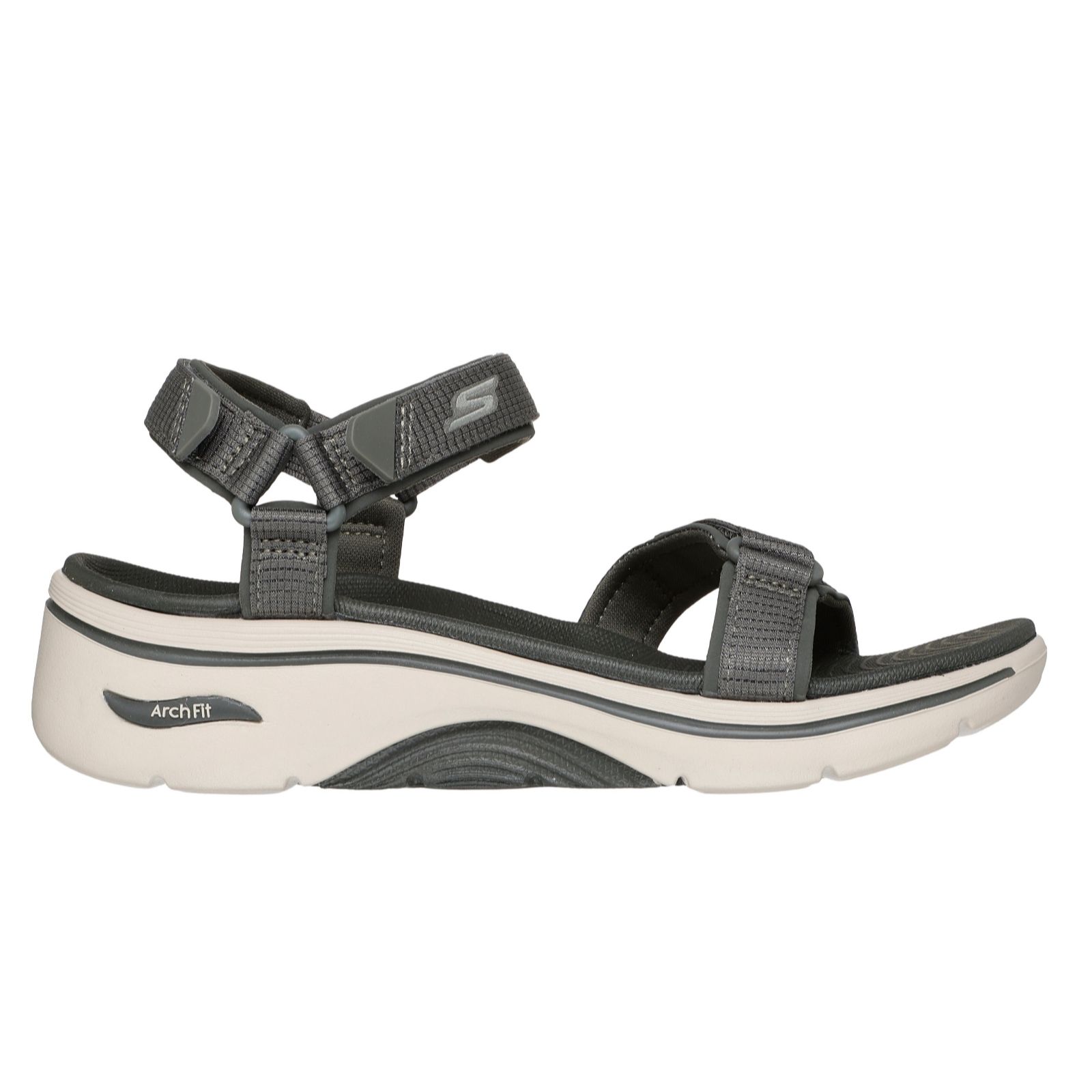 Skechers Olive Go Walk Arch Fit 2.0 Sandal Exhilarate Sandal