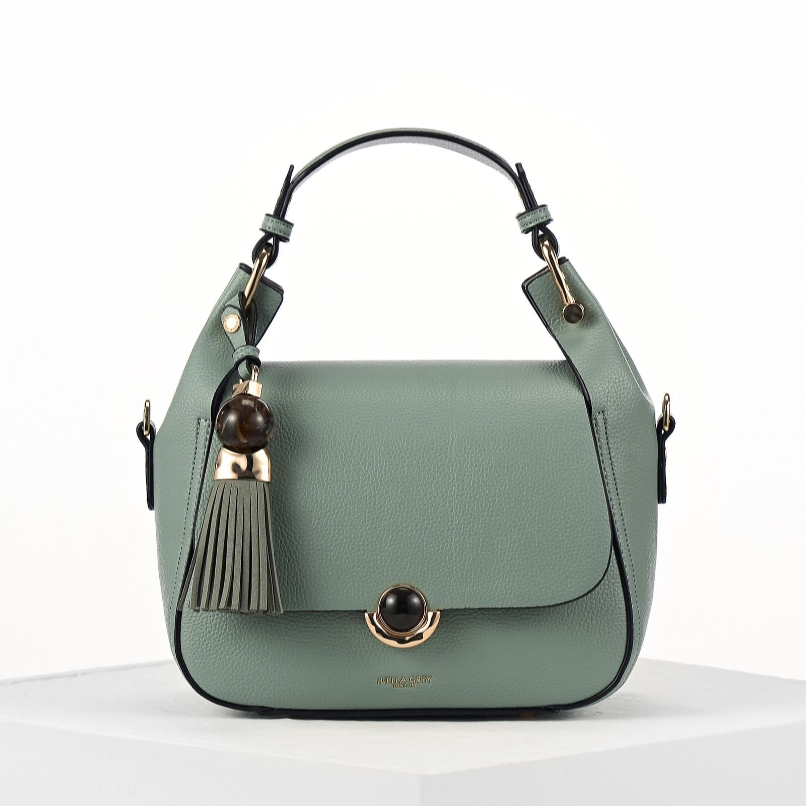 Luella Grey Women's Grey Luella Diana Medium Top Handle Crossbody