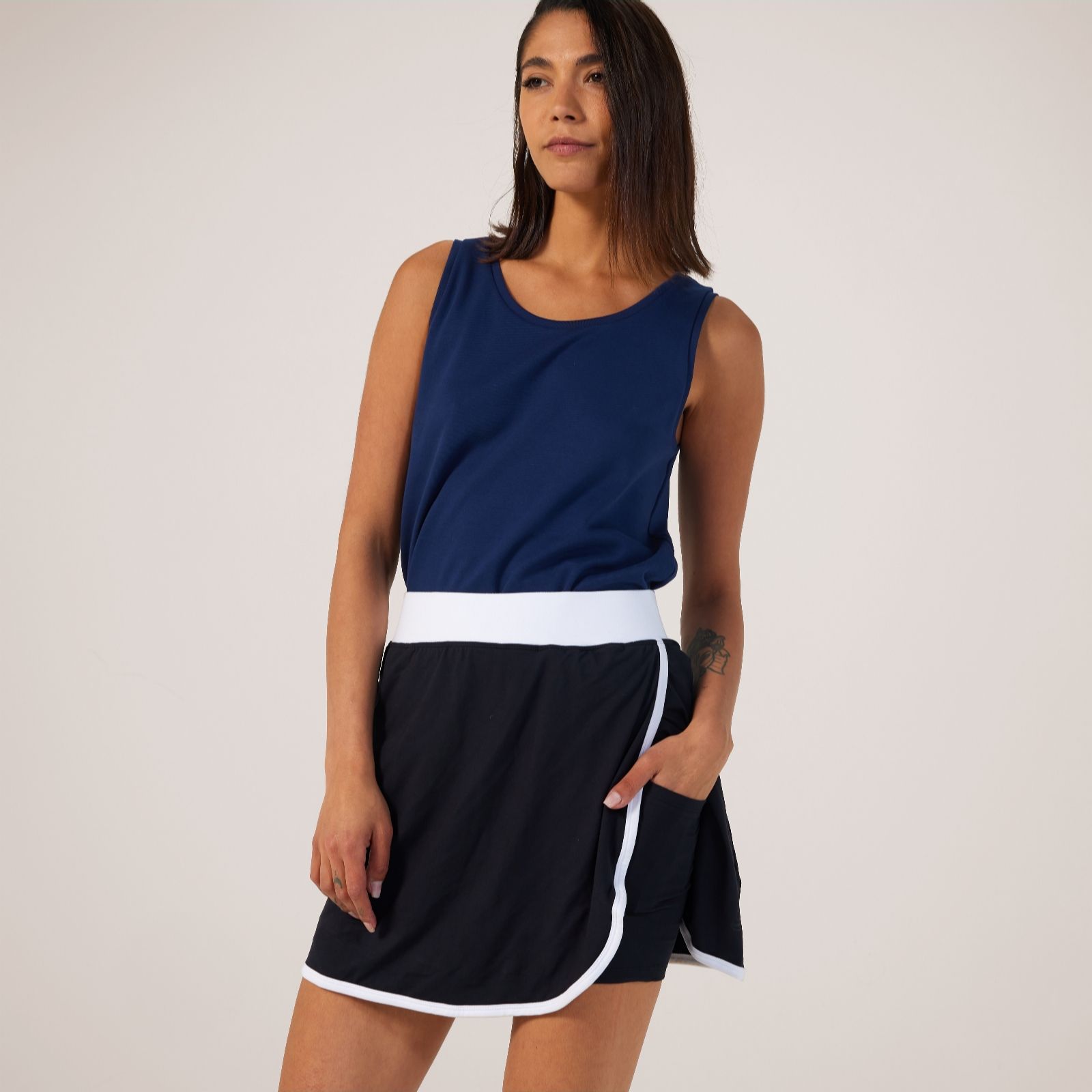 Cuddl Duds Cottonwear Skort