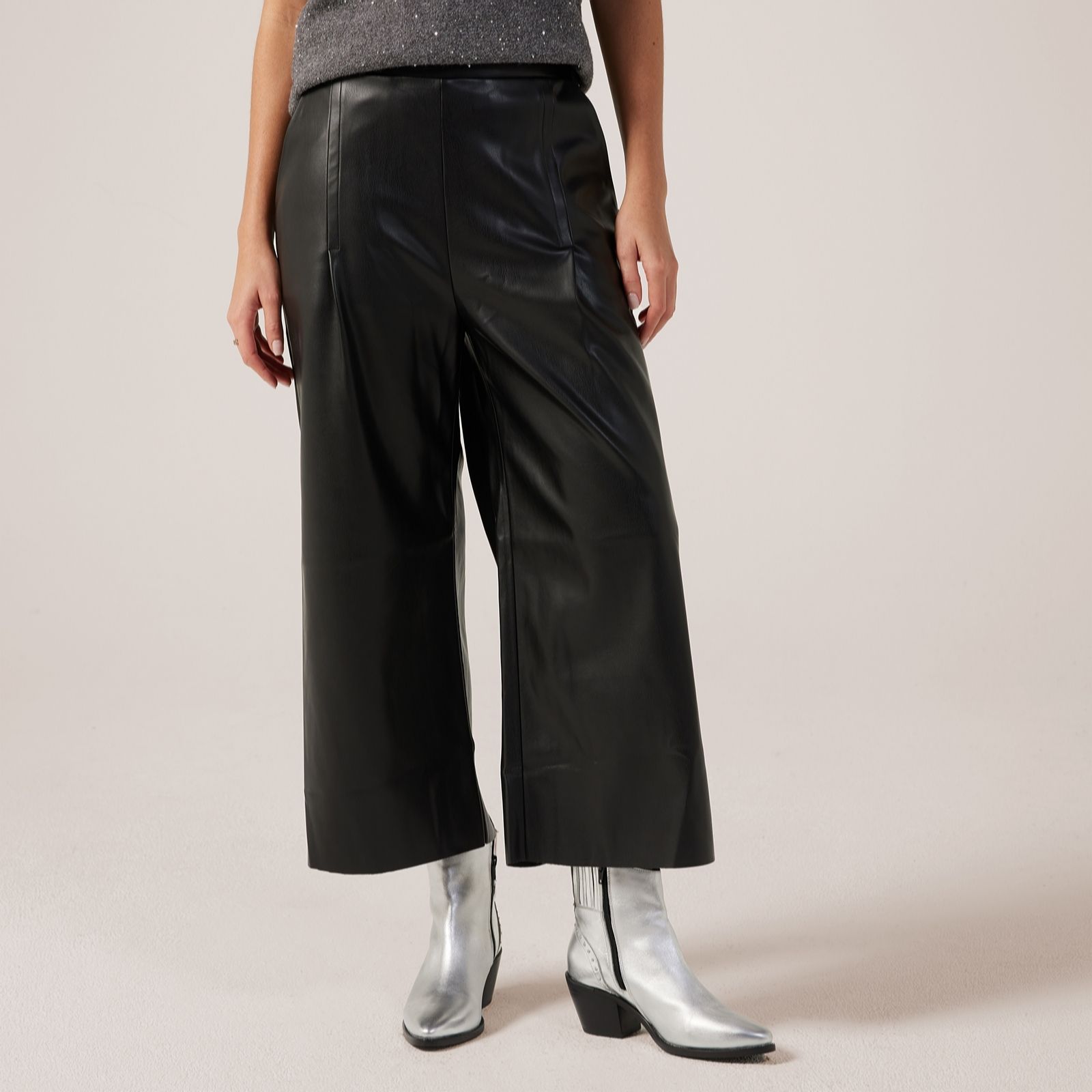 Malissa J Cropped Trousers with Elasticated Waist