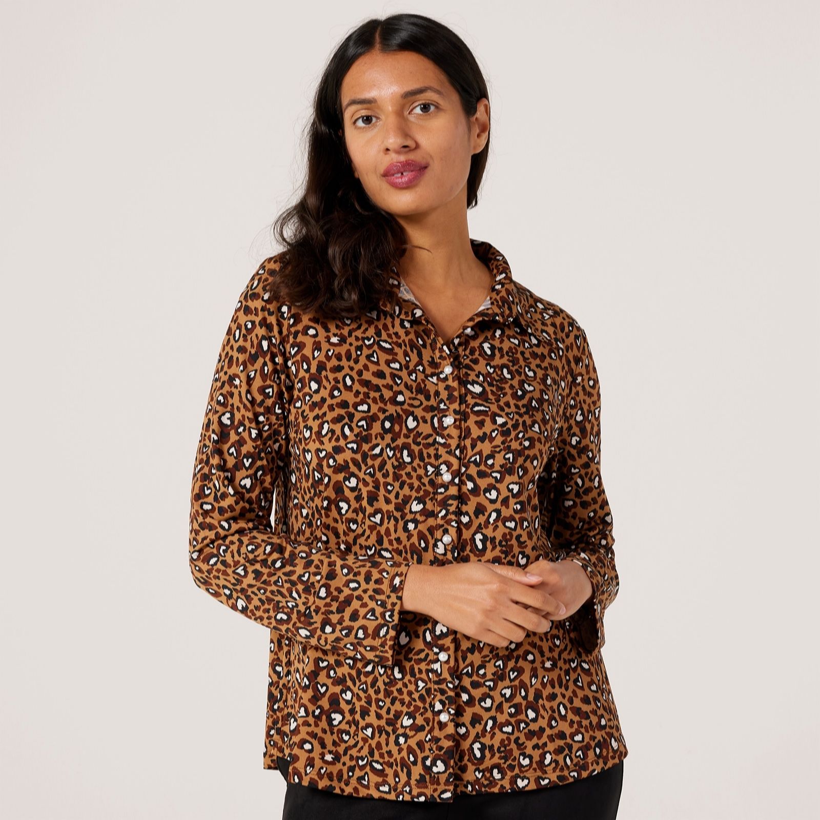Kim & Co Printed Brazil Jersey Long Sleeve Shirt
