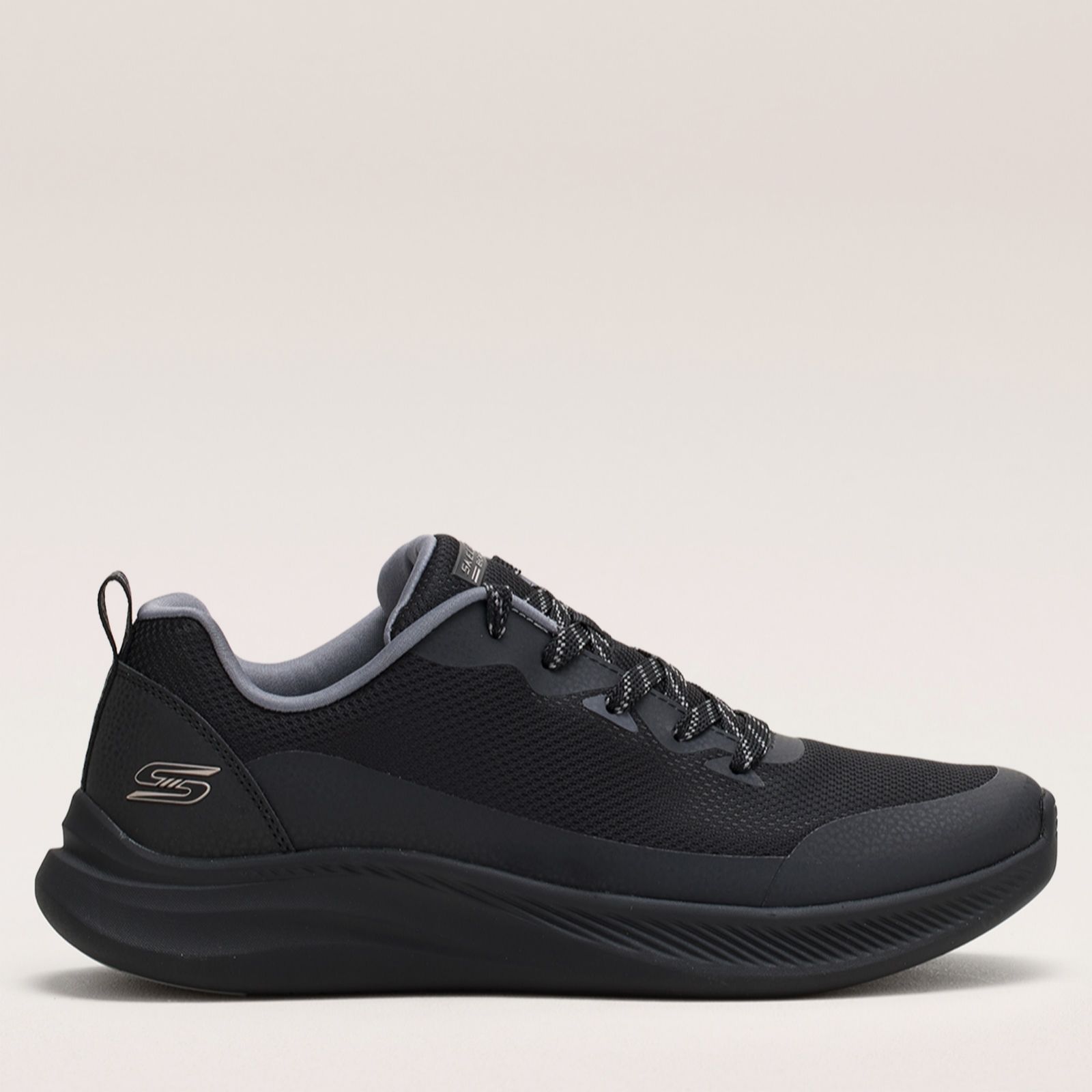 Skechers Black Bobs Moda Flex Lace Up Trainer