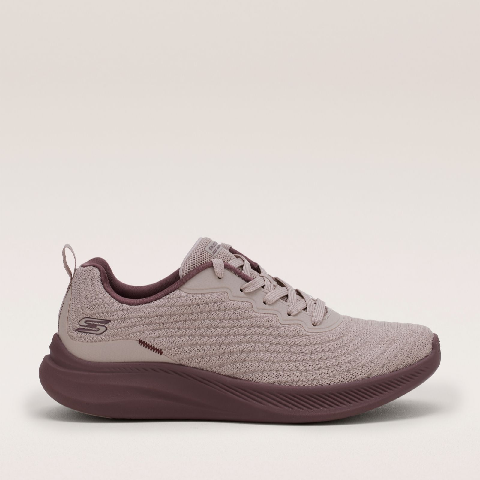 Skechers Black Bobs Moda Flex Mellow Dawn Lace-Up Trainers