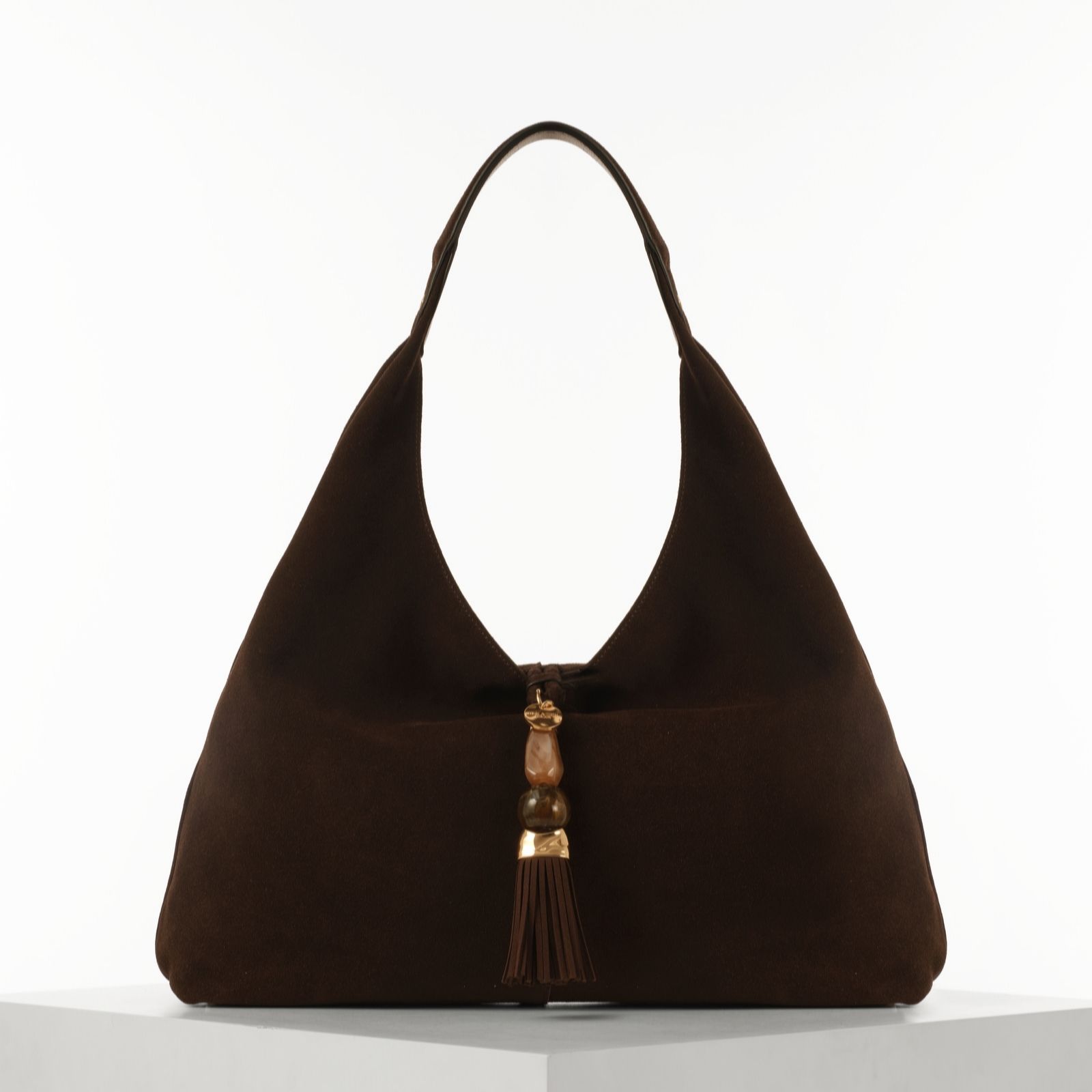 Luella Grey Women's Black Pandora Large Suede Hobo