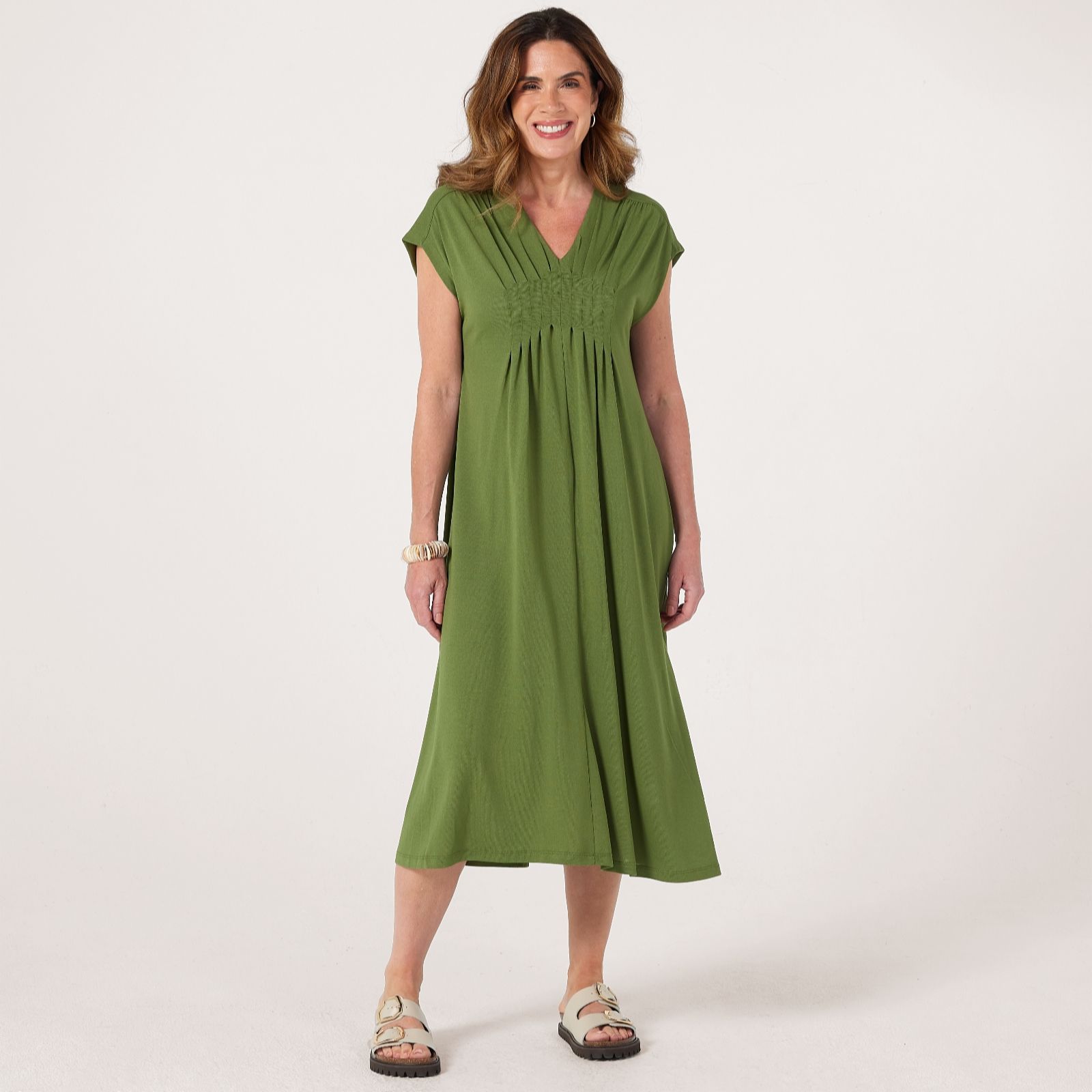 Masai Copenhagen Black Oakana Viscose Crepe Jersey Dress