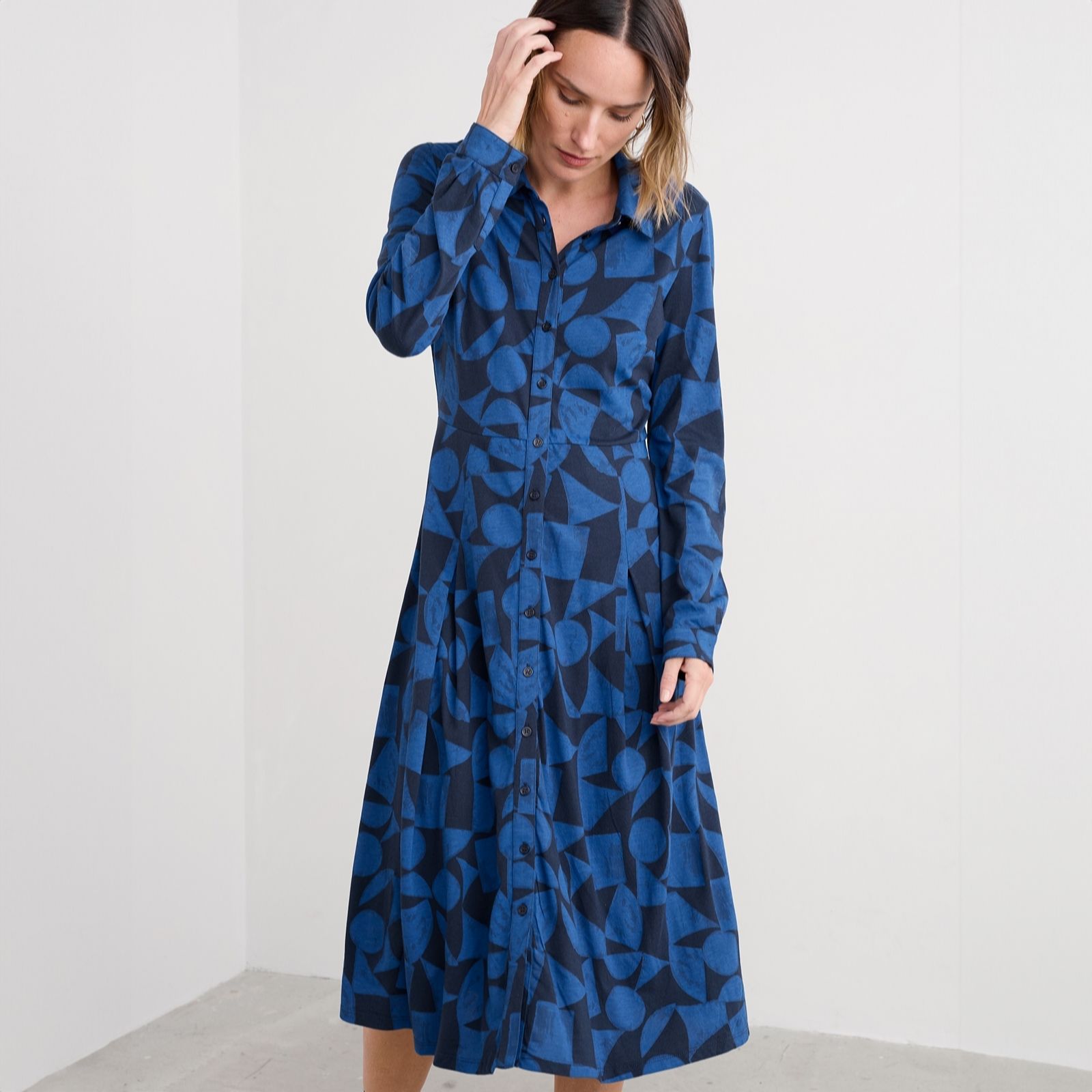 Seasalt Cornwall Maritime Multi Coastline Dress