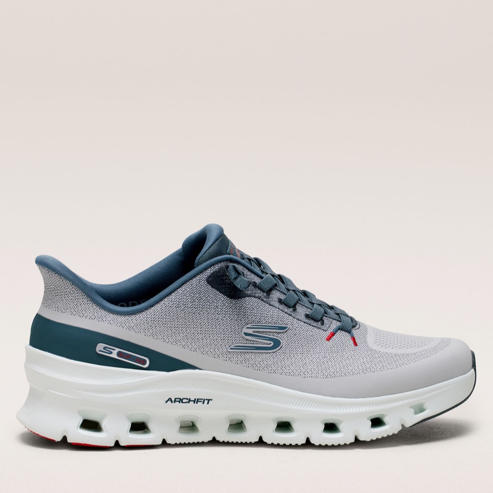 Skechers Men's Light Grey Arch Fit Glide-Step Pro Slip-Ins Trainer