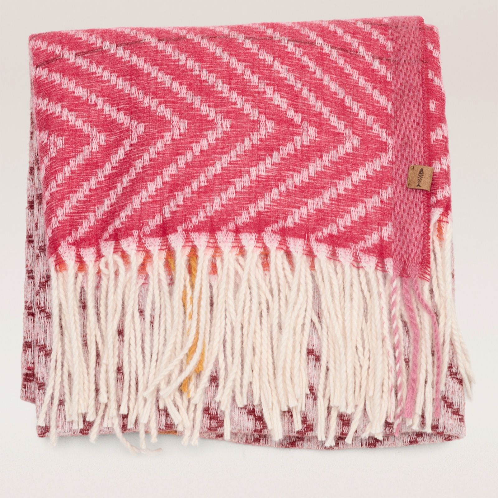 Weird Fish Jadida Brushed Zig-Zag Scarf women's