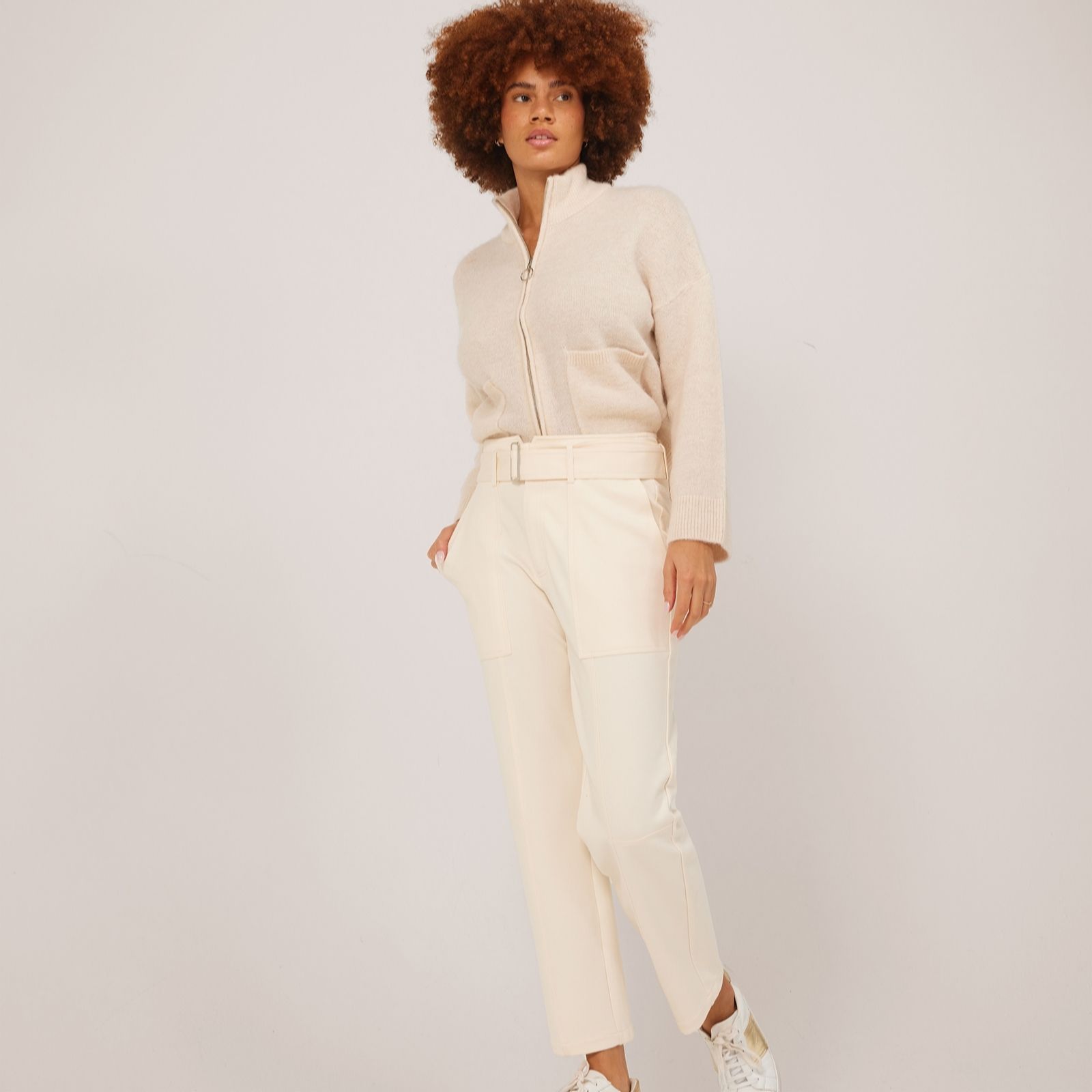 Marlawynne Black 360 Stretch Utility Trousers