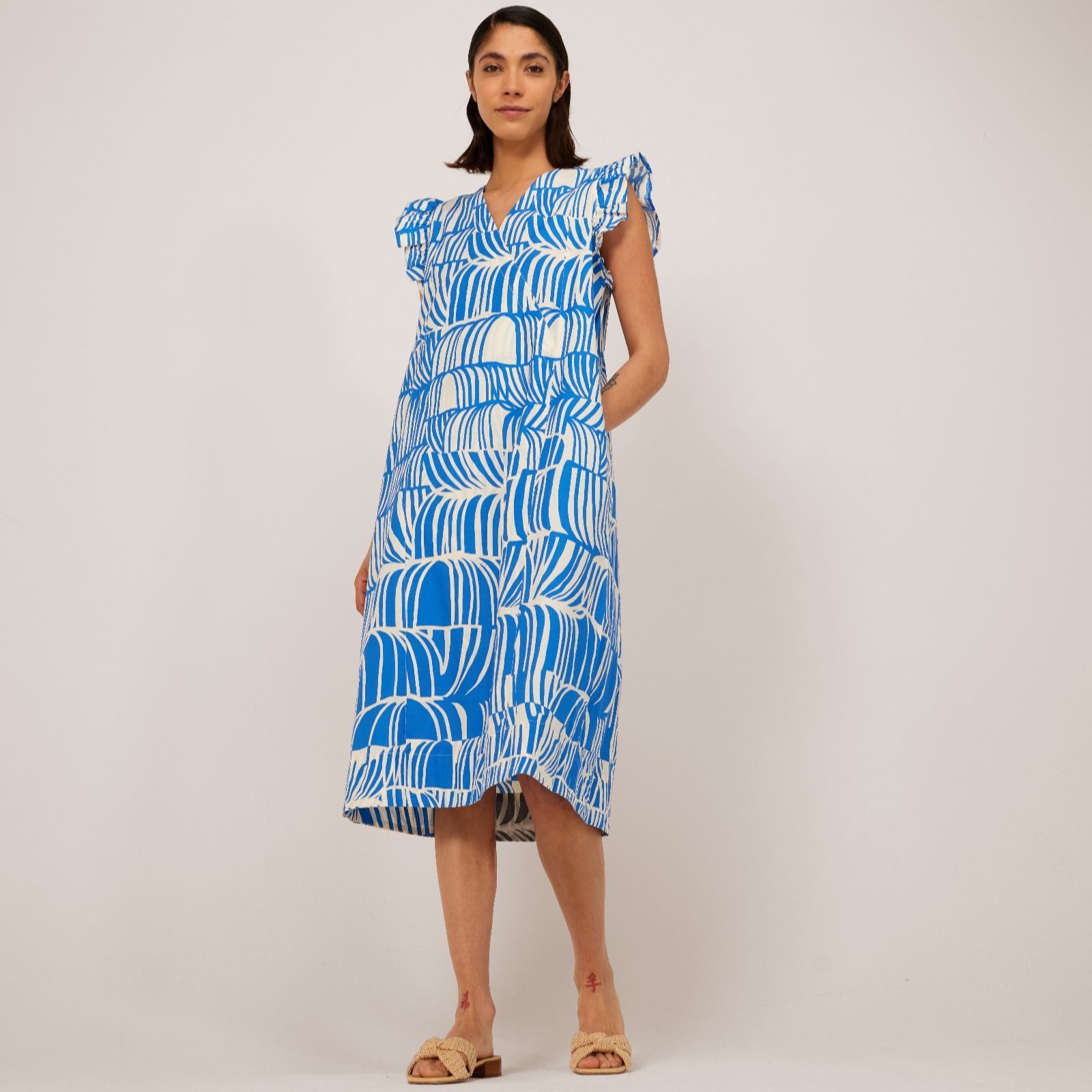 Masai Copenhagen MaNajan Printed Cotton Popplin Dress