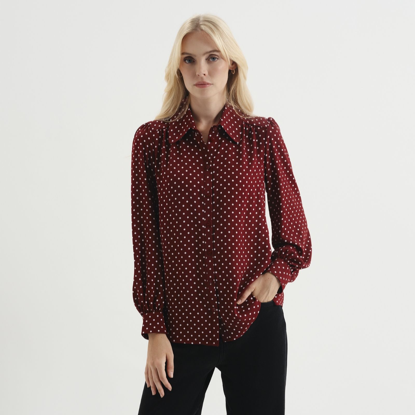 Finery London Melina Georgette Blouse women's