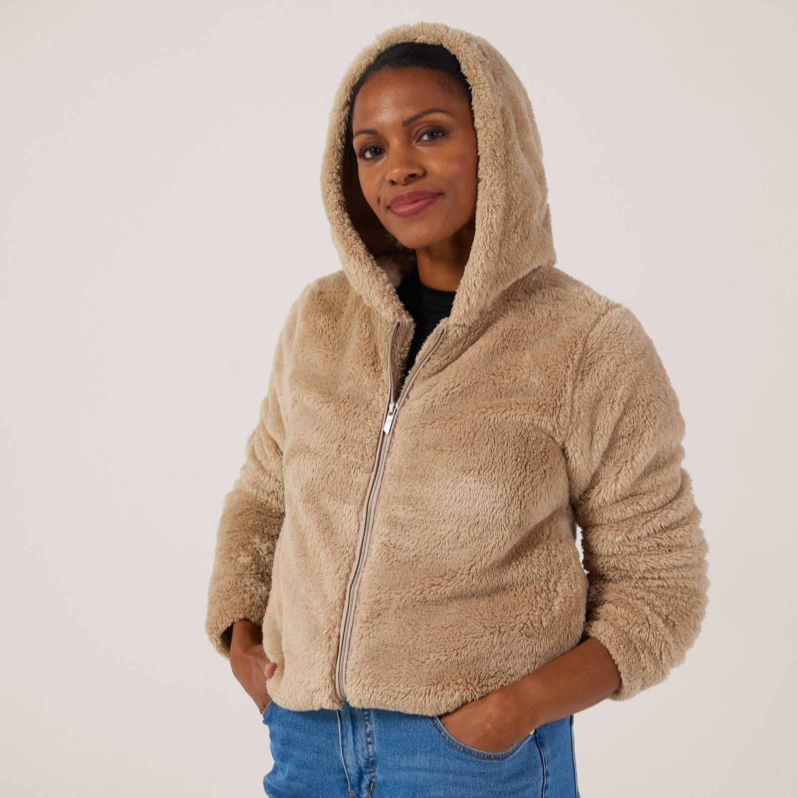Only Women's Humus Newanna Teddy Jacket