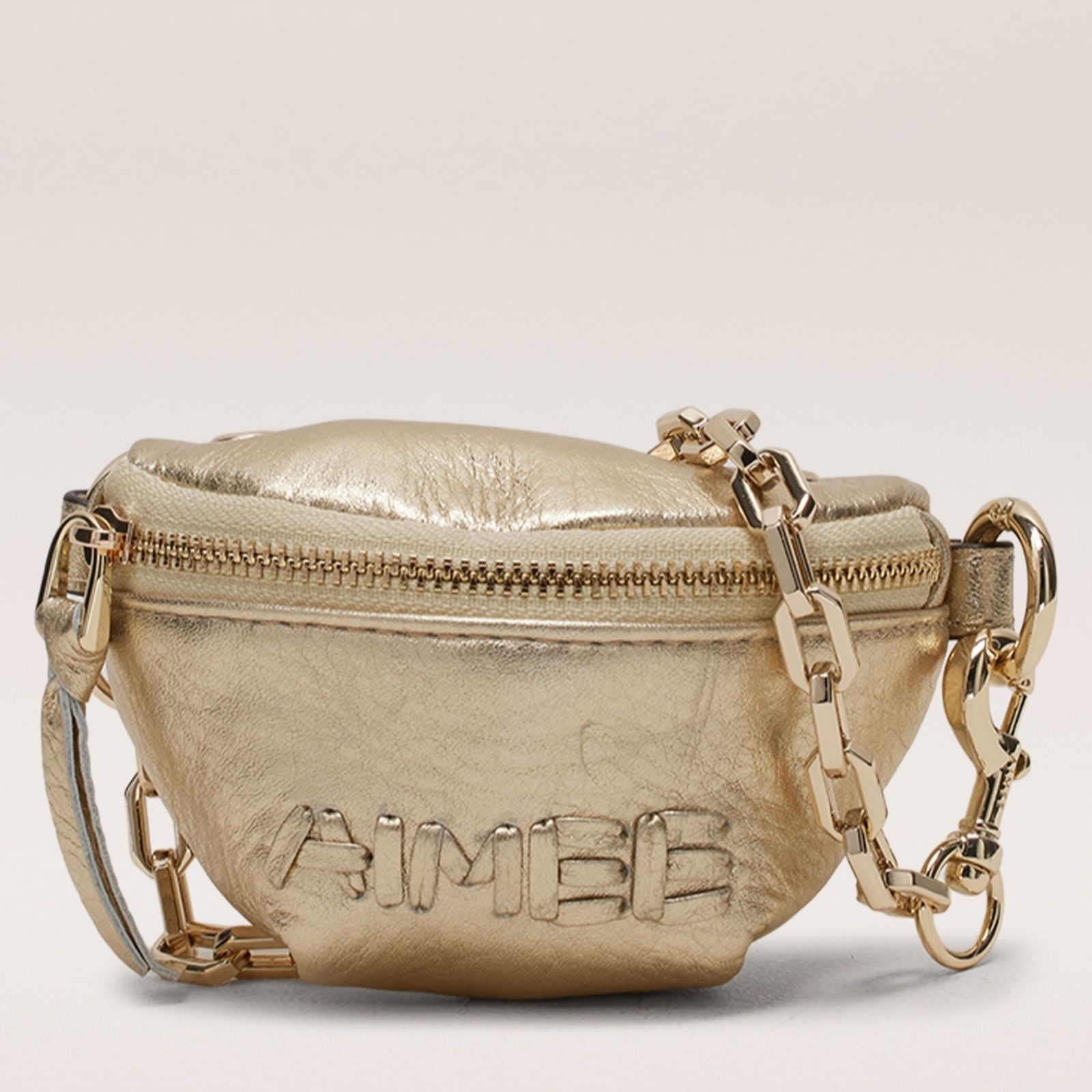 Aimee Kestenberg Women's Lime Stone Zip Sling Charm