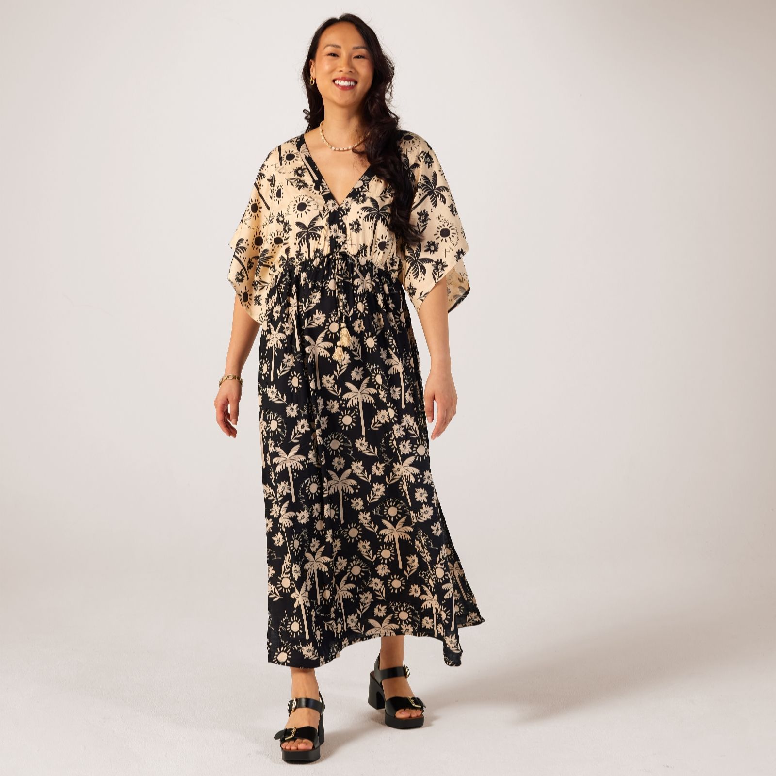 Izabel London Printed Midaxi Dress