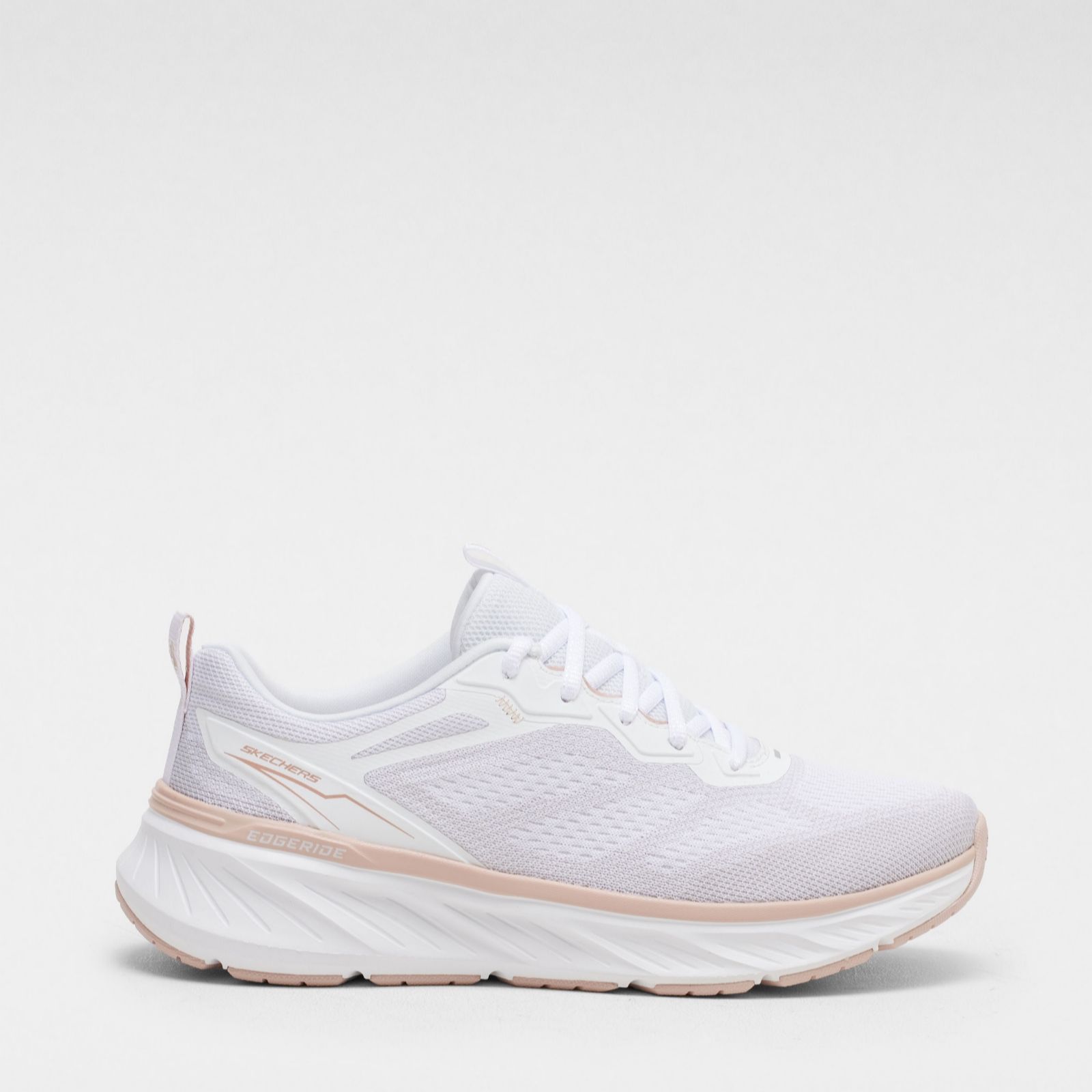 Skechers Black Edgeride Power Flow Lace Up Trainer