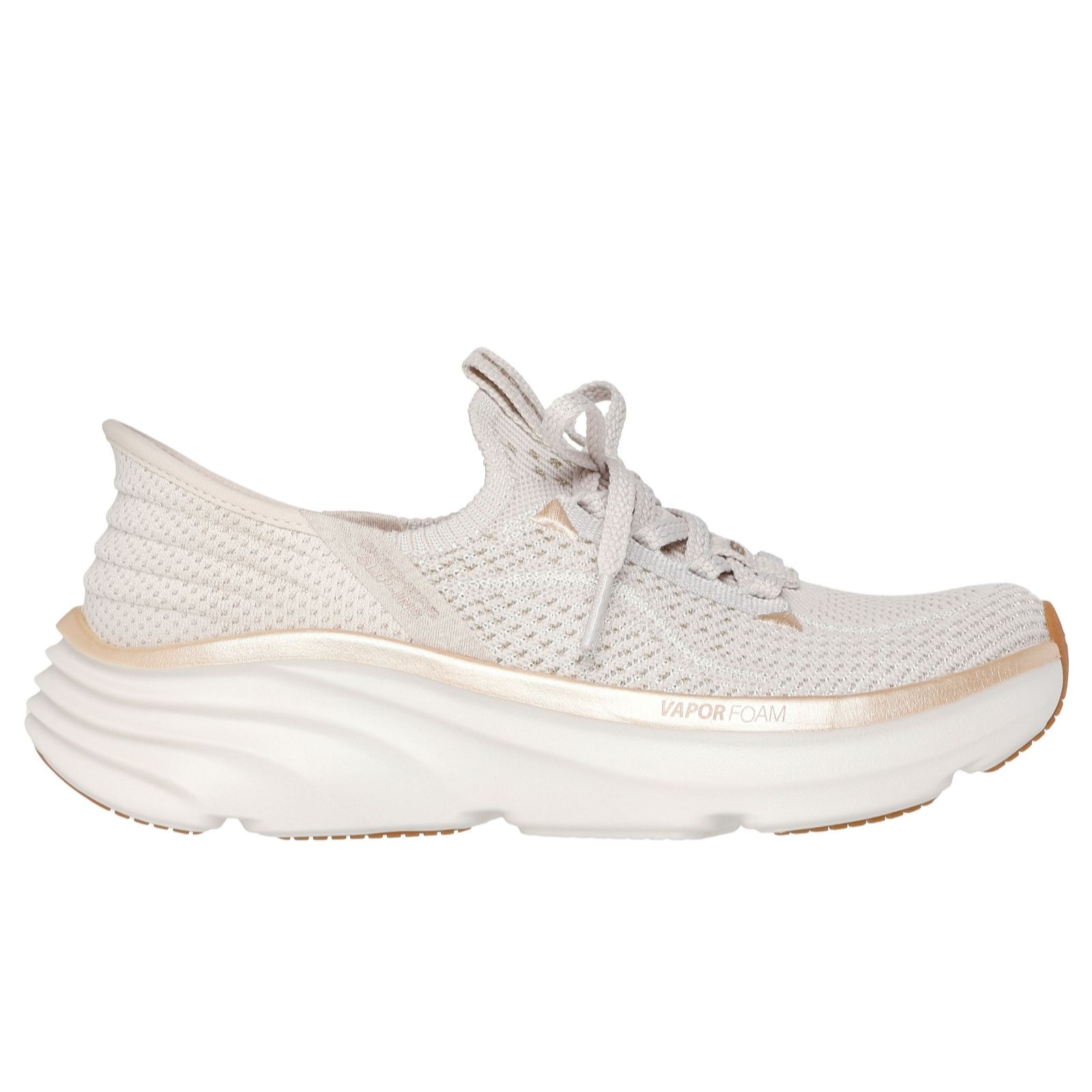 Skechers Cream D'lux Vapor Slip -Ins Trainer
