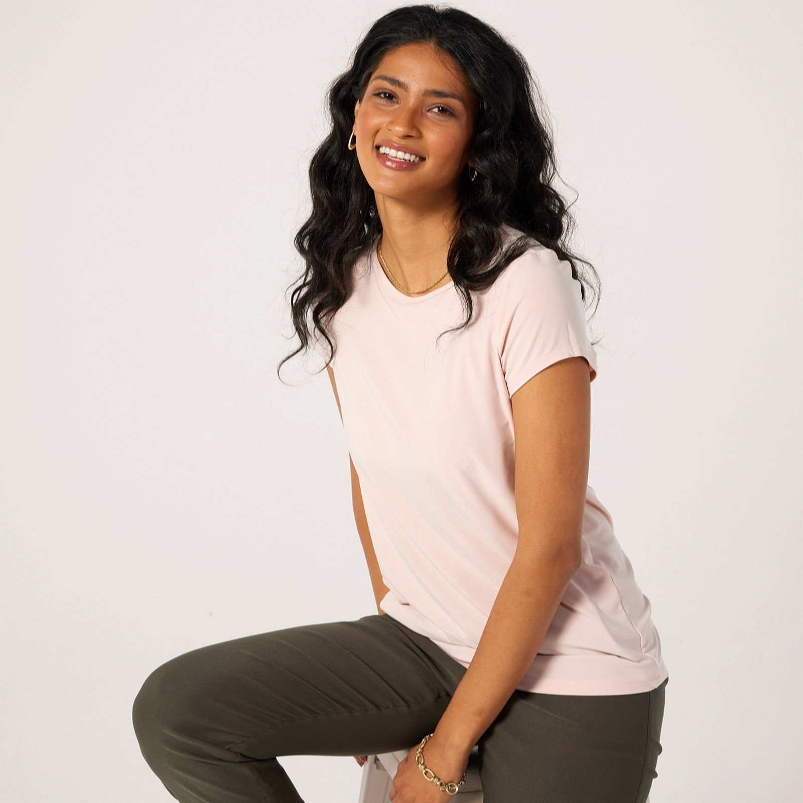 Kim & Co Brazil Jersey Basic T-Shirt women's