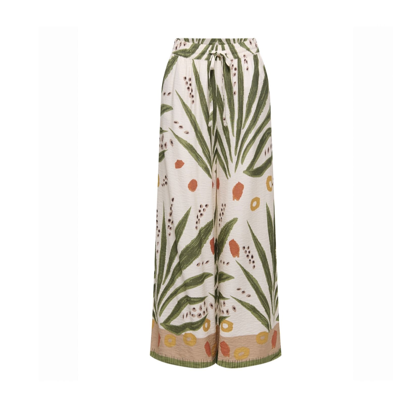 Jdy Blue Floral Nellie Printed Palazzo Trousers