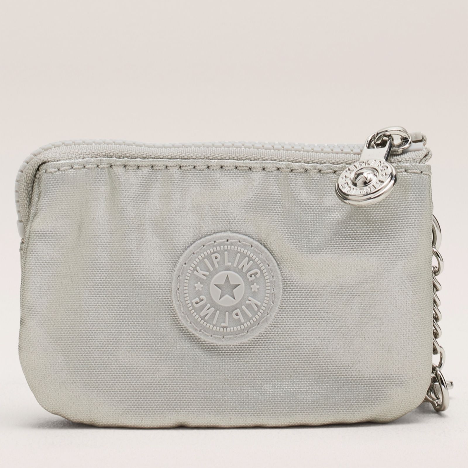 Kipling Bright Met Studs Mini Creativity Pouch With Key Hanger