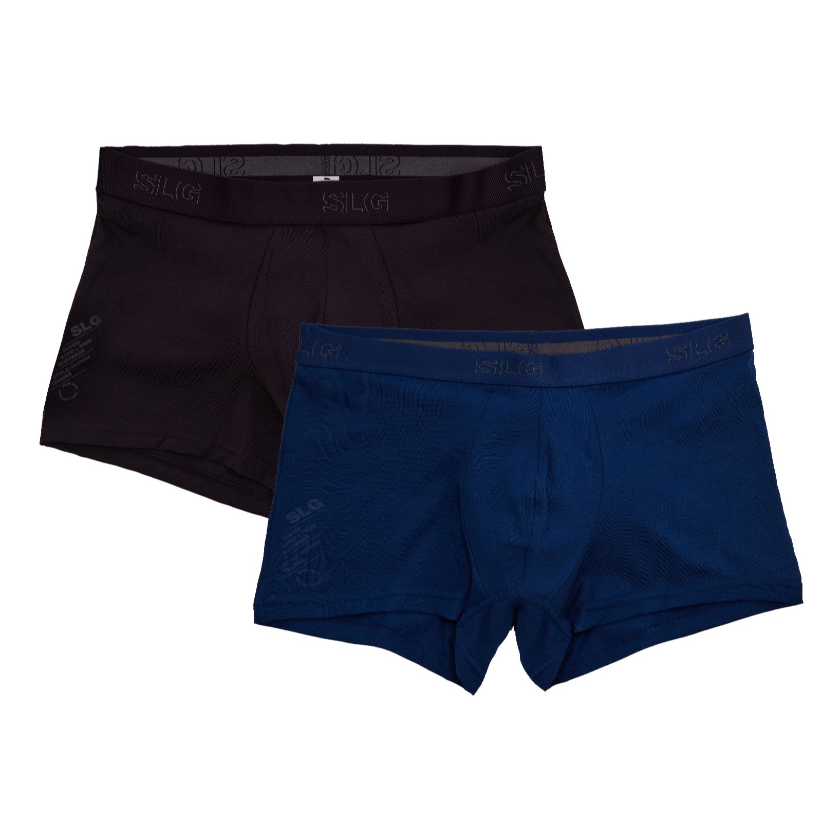 Sloggi Pack Of 2 Slg Base Plain Hipsters Men's Grey + Navy Xxl - La Redoute - Image 3