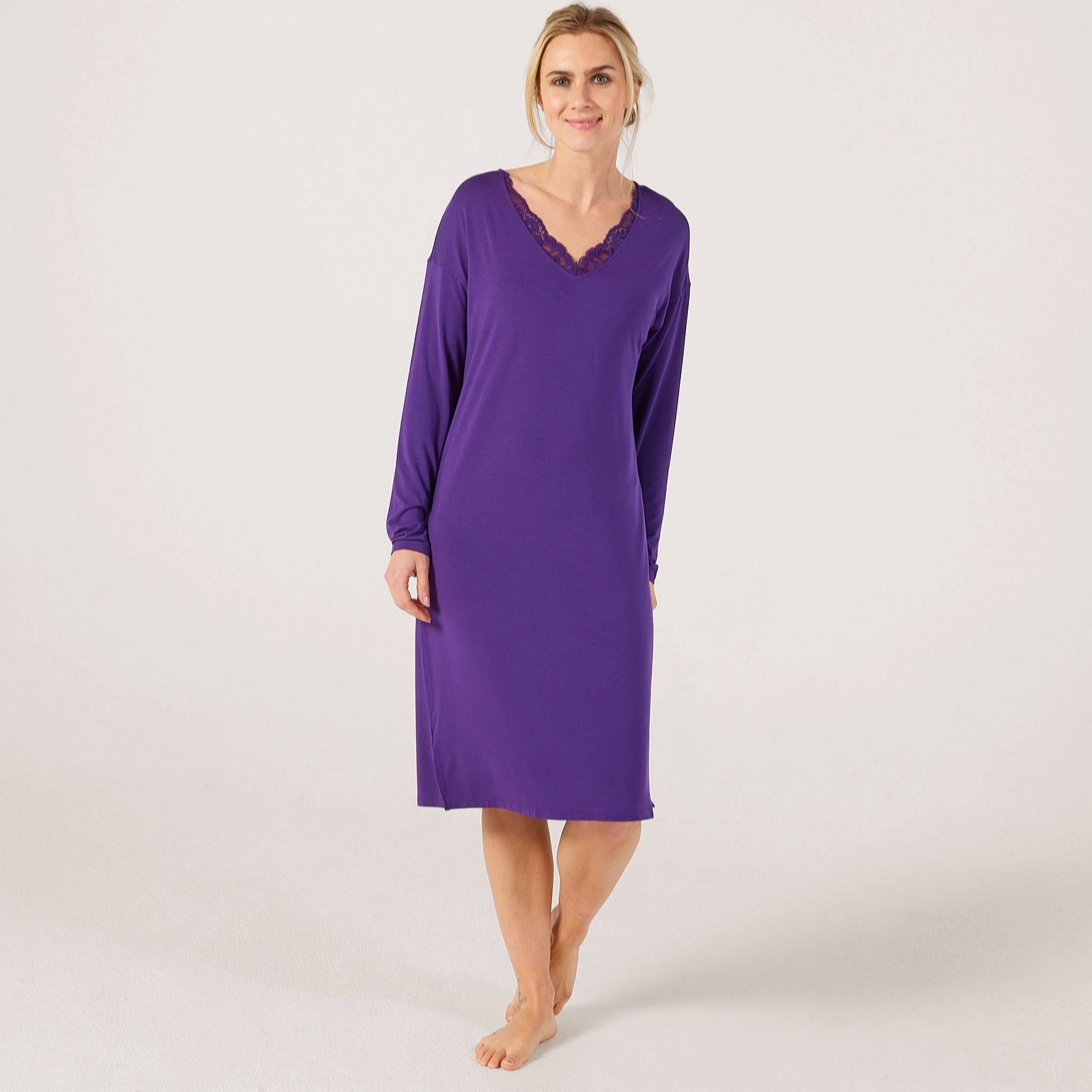Triumph Royal Purple Timeless Sensuality Nightdress