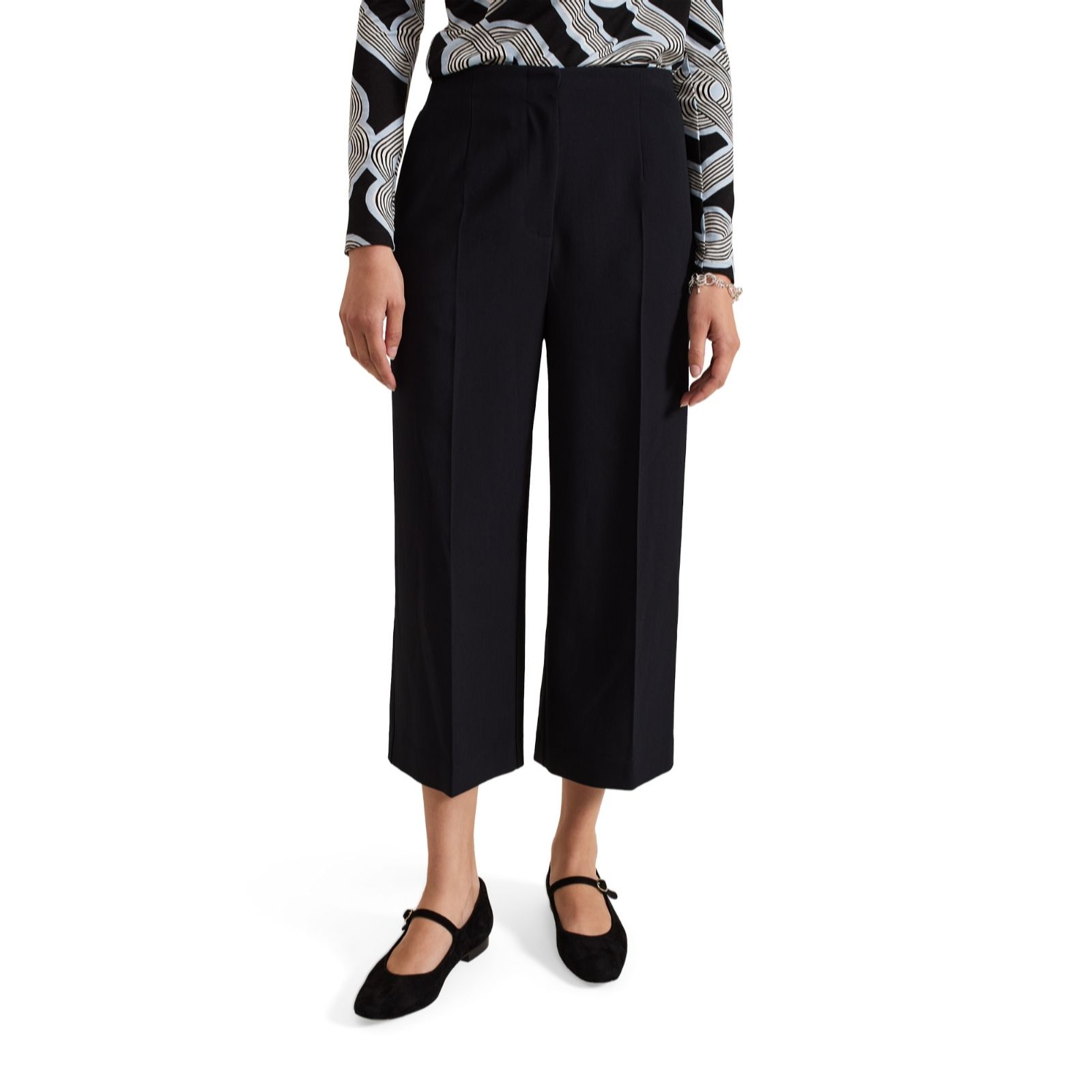 Phase Eight Aubirelle Culotte Cropped Stretch Trouser Standard Length