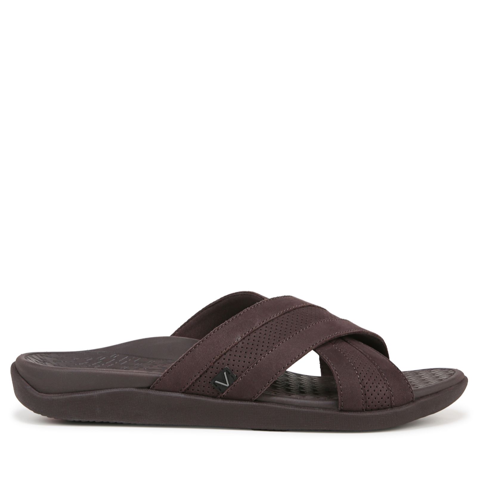 Vionic Men Tide Slide Slide Sandals in Black | Size: 8