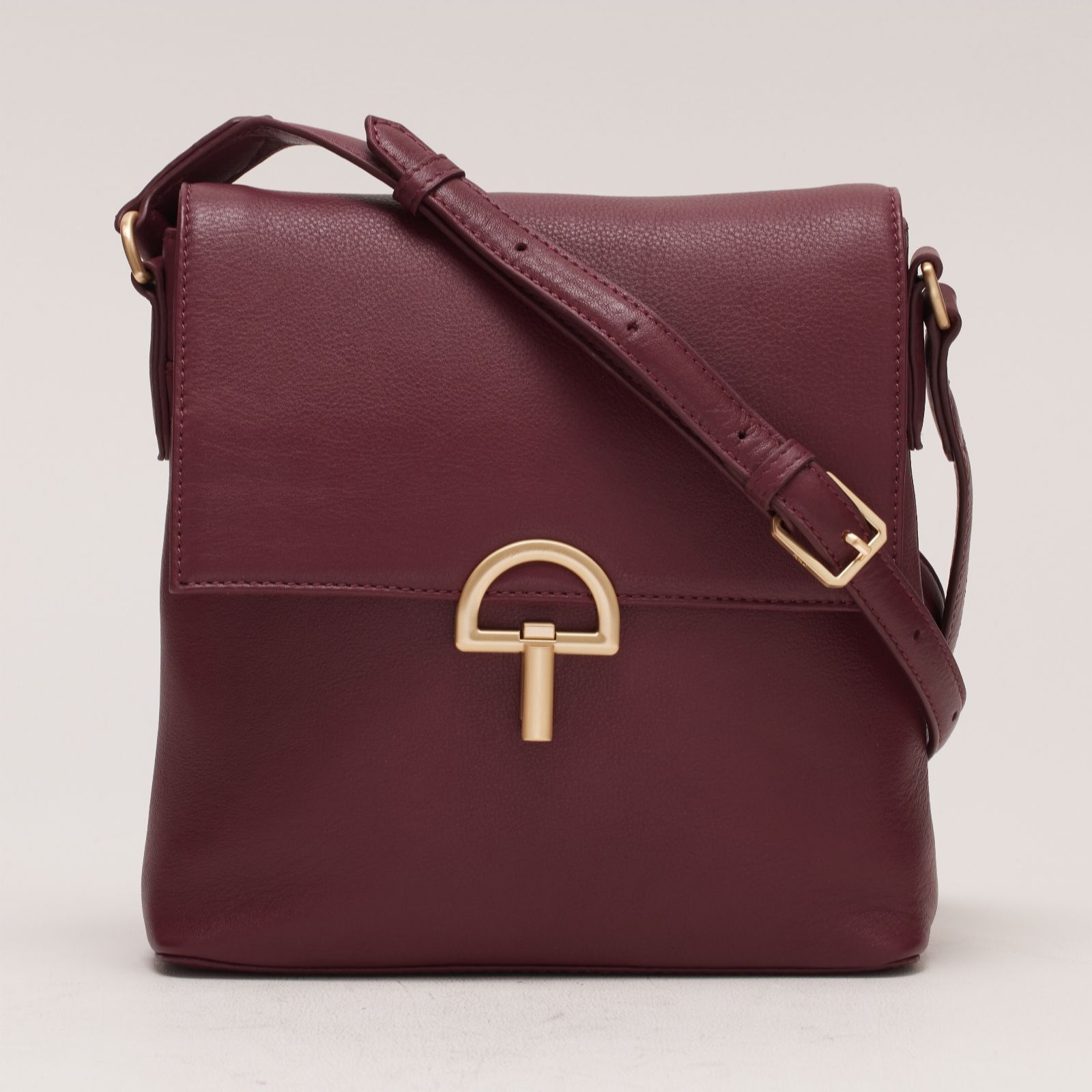 Ruth Langsford Leather Flapover Crossbody Bag