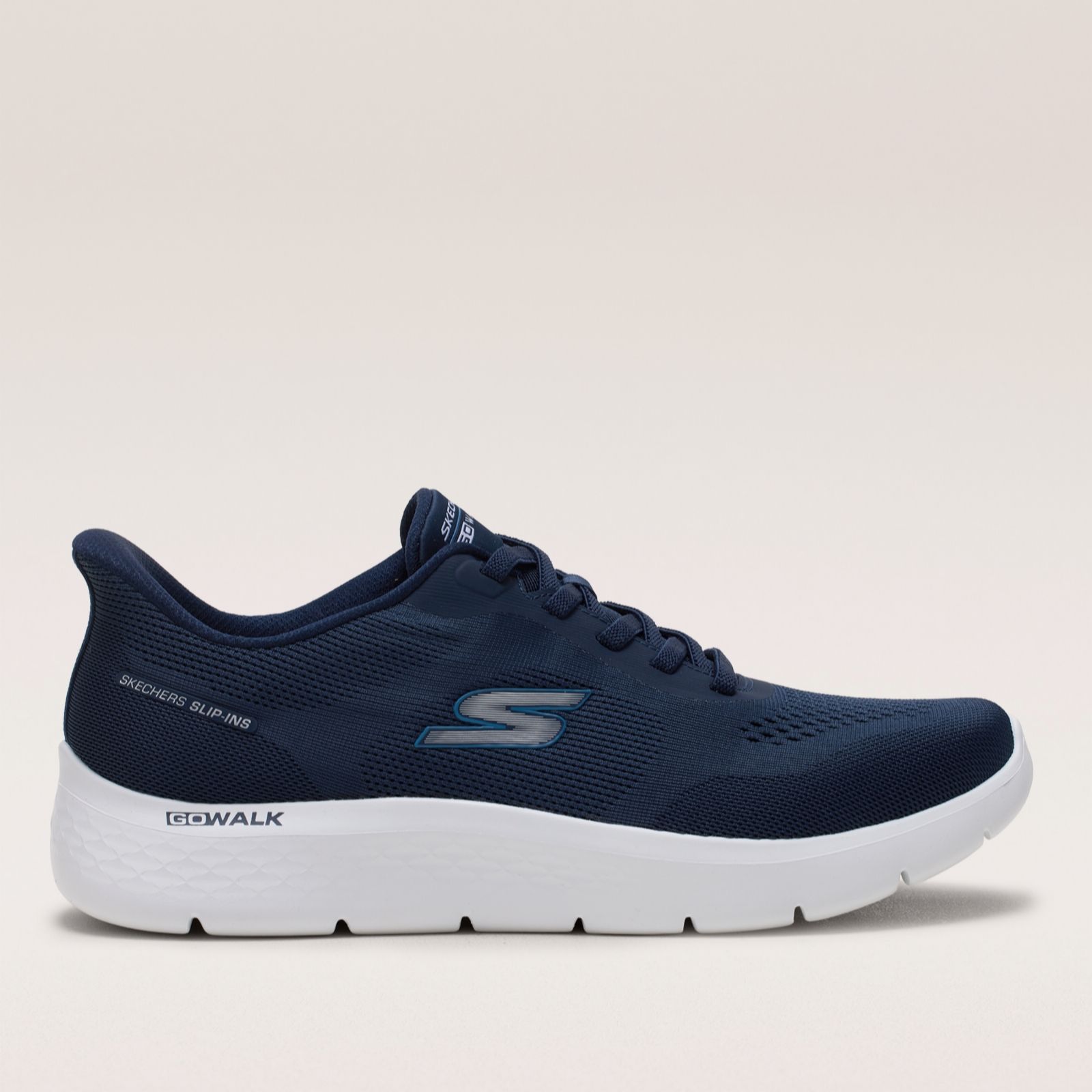 Skechers Men's Navy Go Walk Flex Master Slip-Ins Trainers