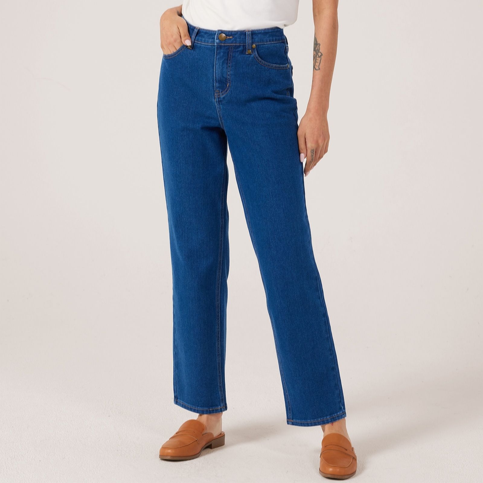 Ben de Lisi Straight Leg Jean Petite