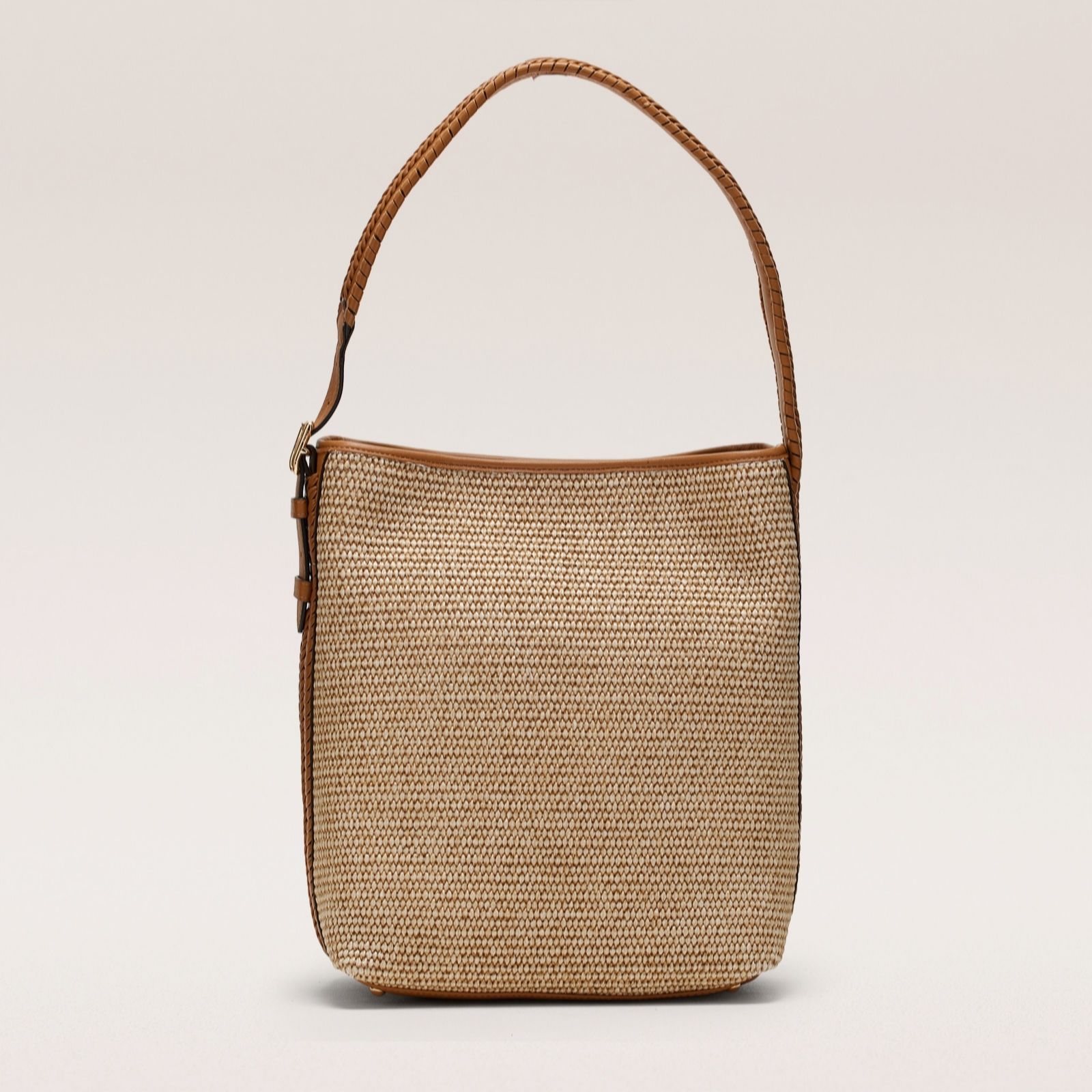 Aimee Kestenberg Raffia Latte All For Love Bucket Bag