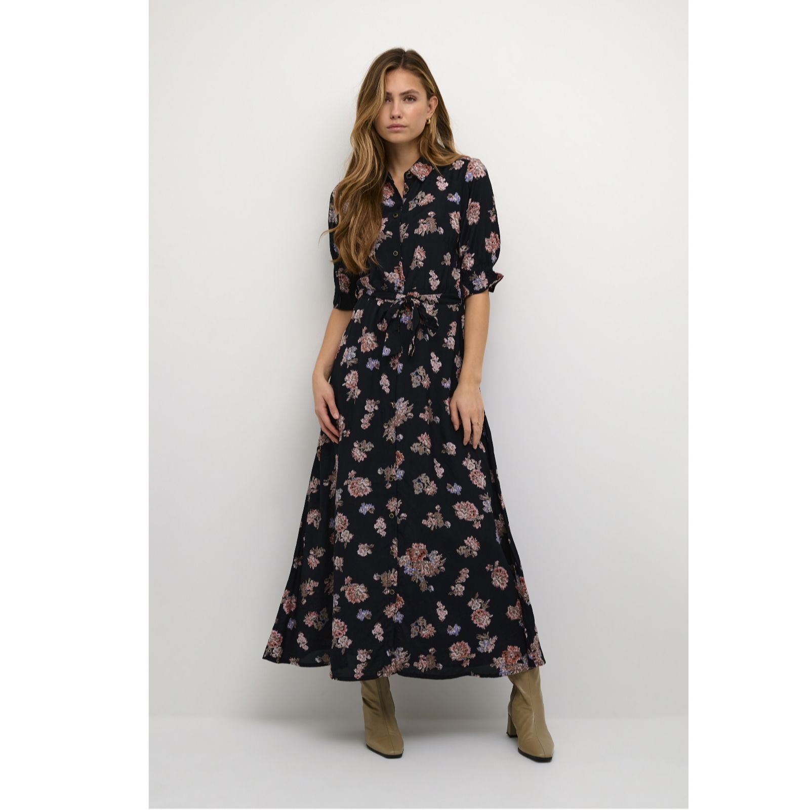 Kaffe Avelana Printed Maxi Dress