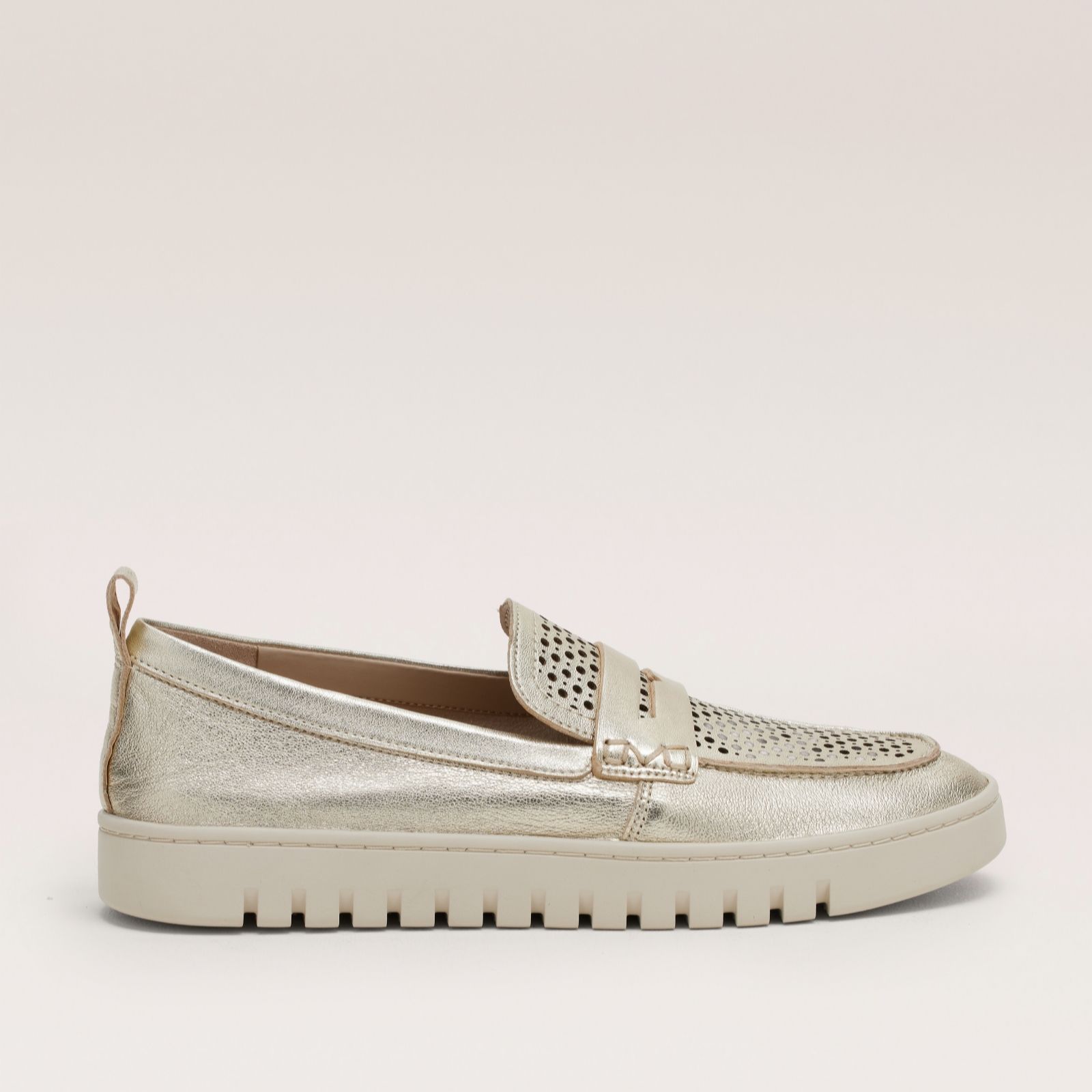 Vionic Gold Journey Uptown Perf Loafers