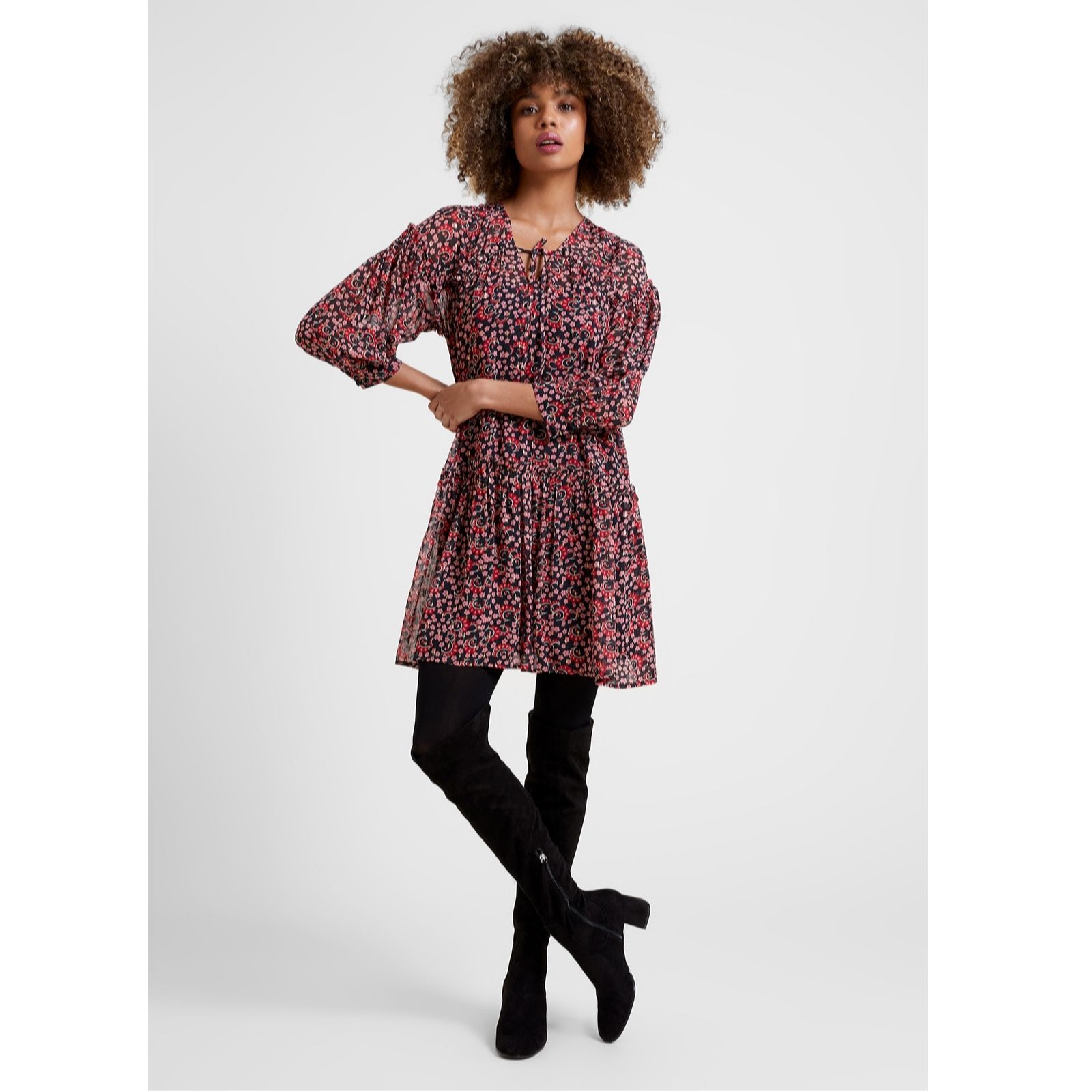 Great Plains Primrose Hill V-Neck Floral Dress