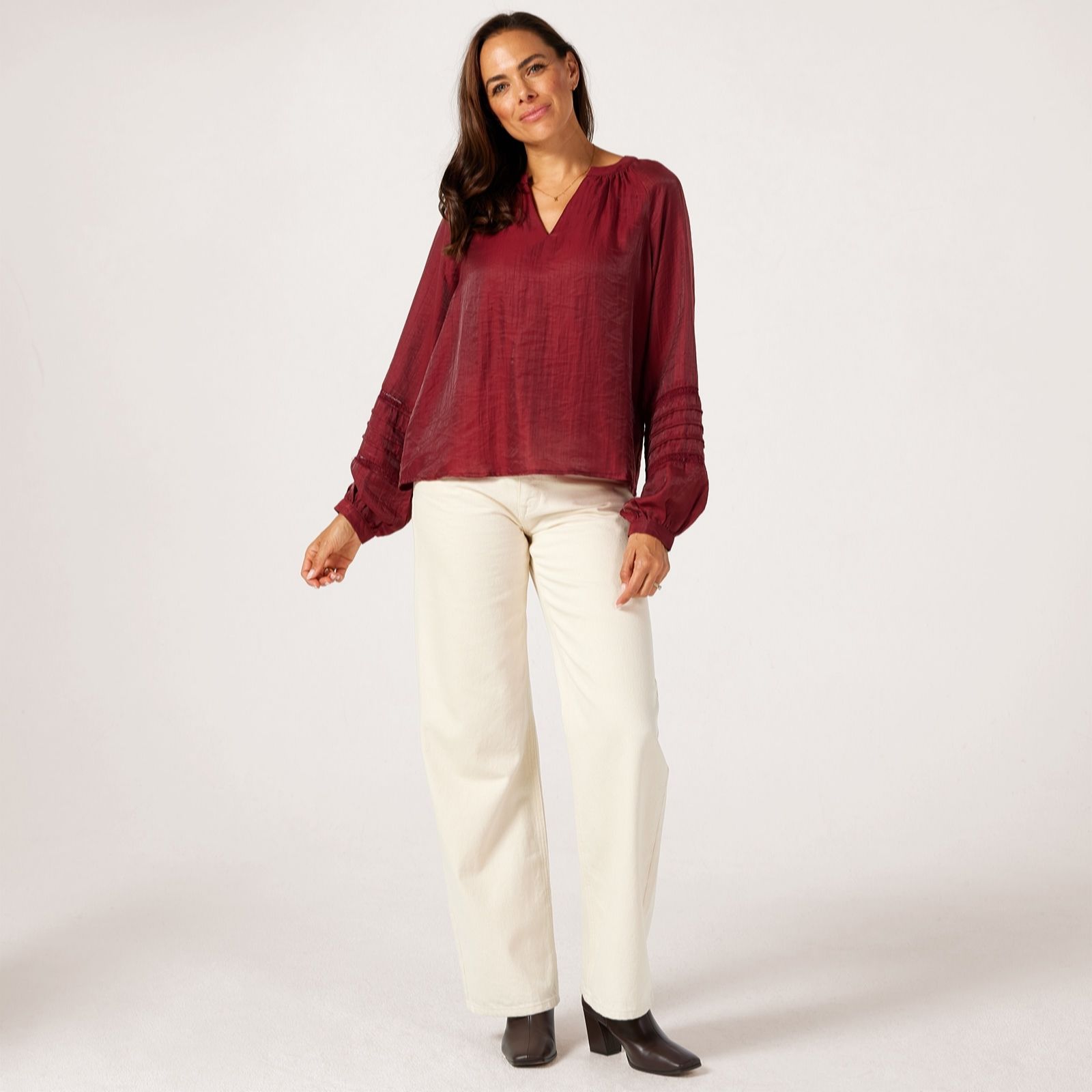 Jdy Off White Sully Lace Detail Blouse