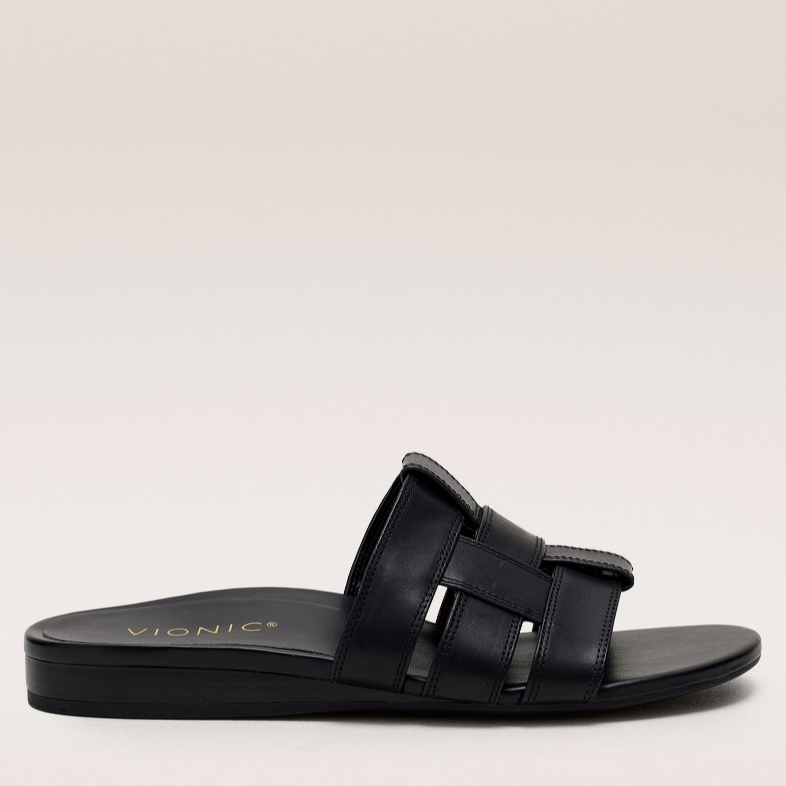 Vionic Women's Black Grisa Glendora Sandals
