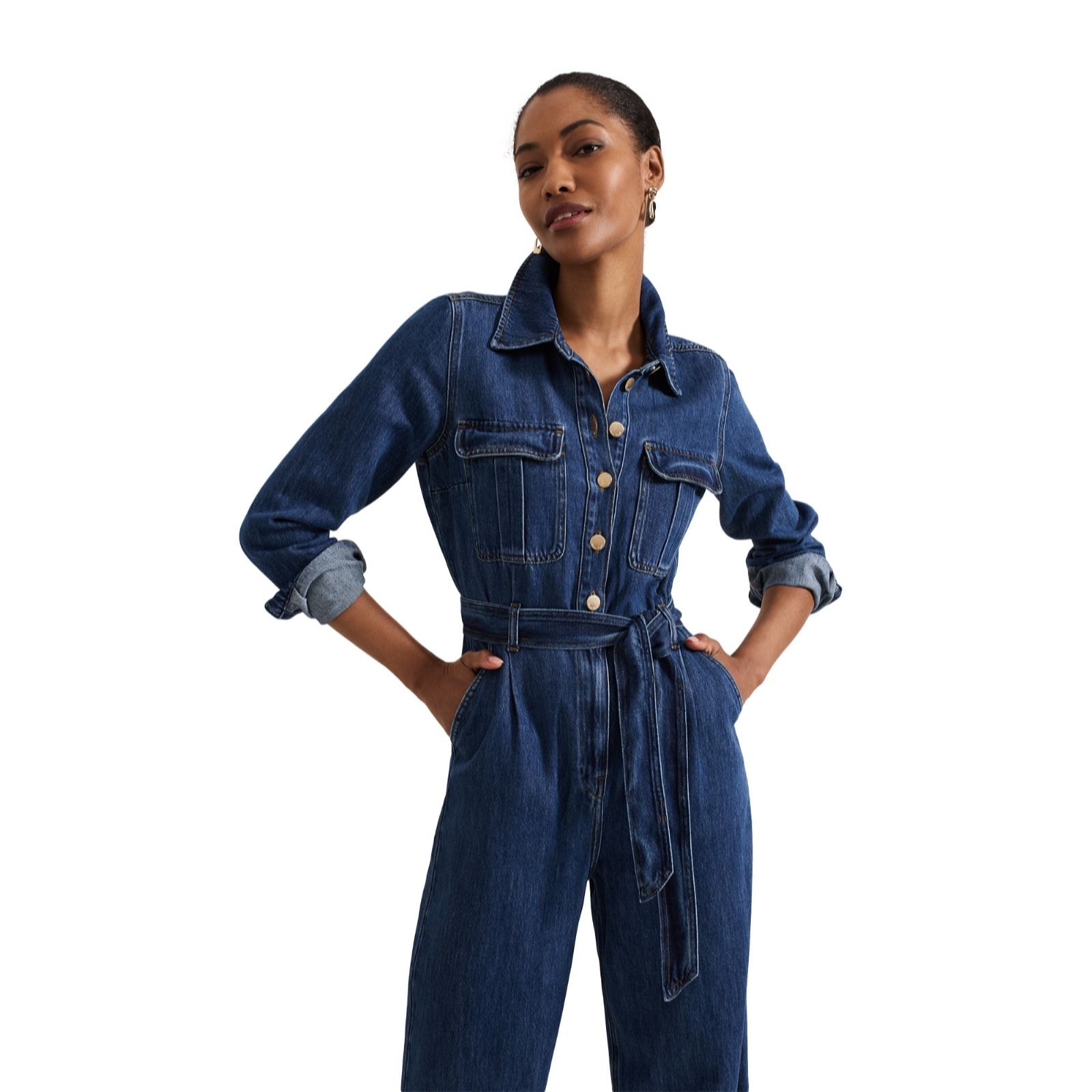 Phase Eight Denim Jumpsuit