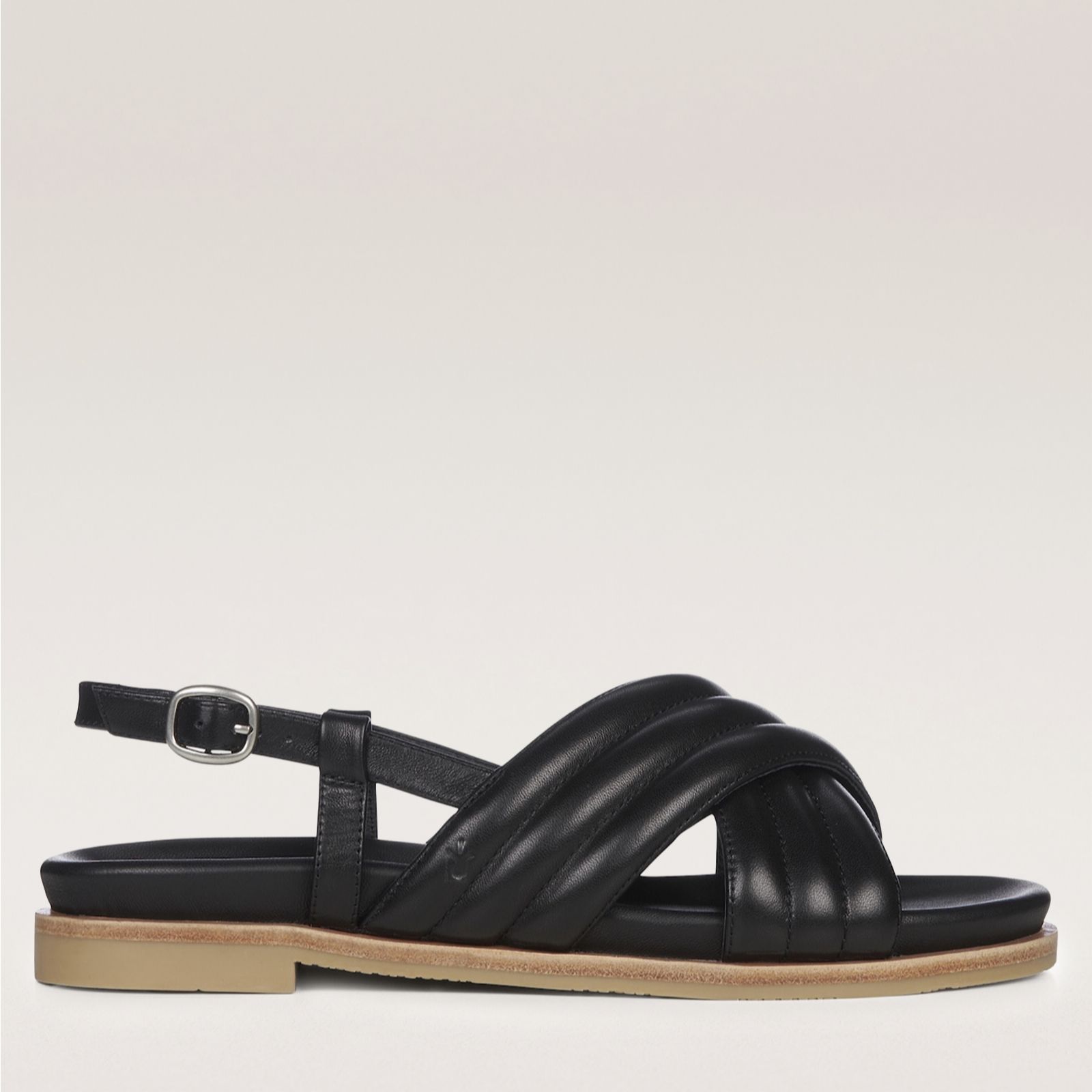 Emu Australia Black Emu Borradaile Leather Sandal