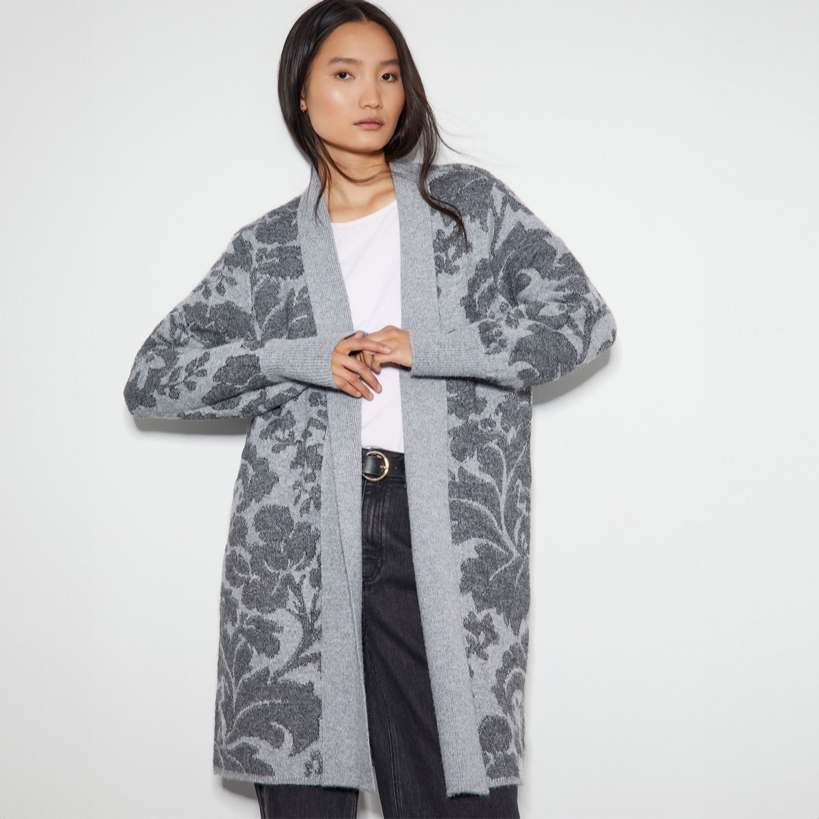 Monsoon Pip Pattern Coatigan