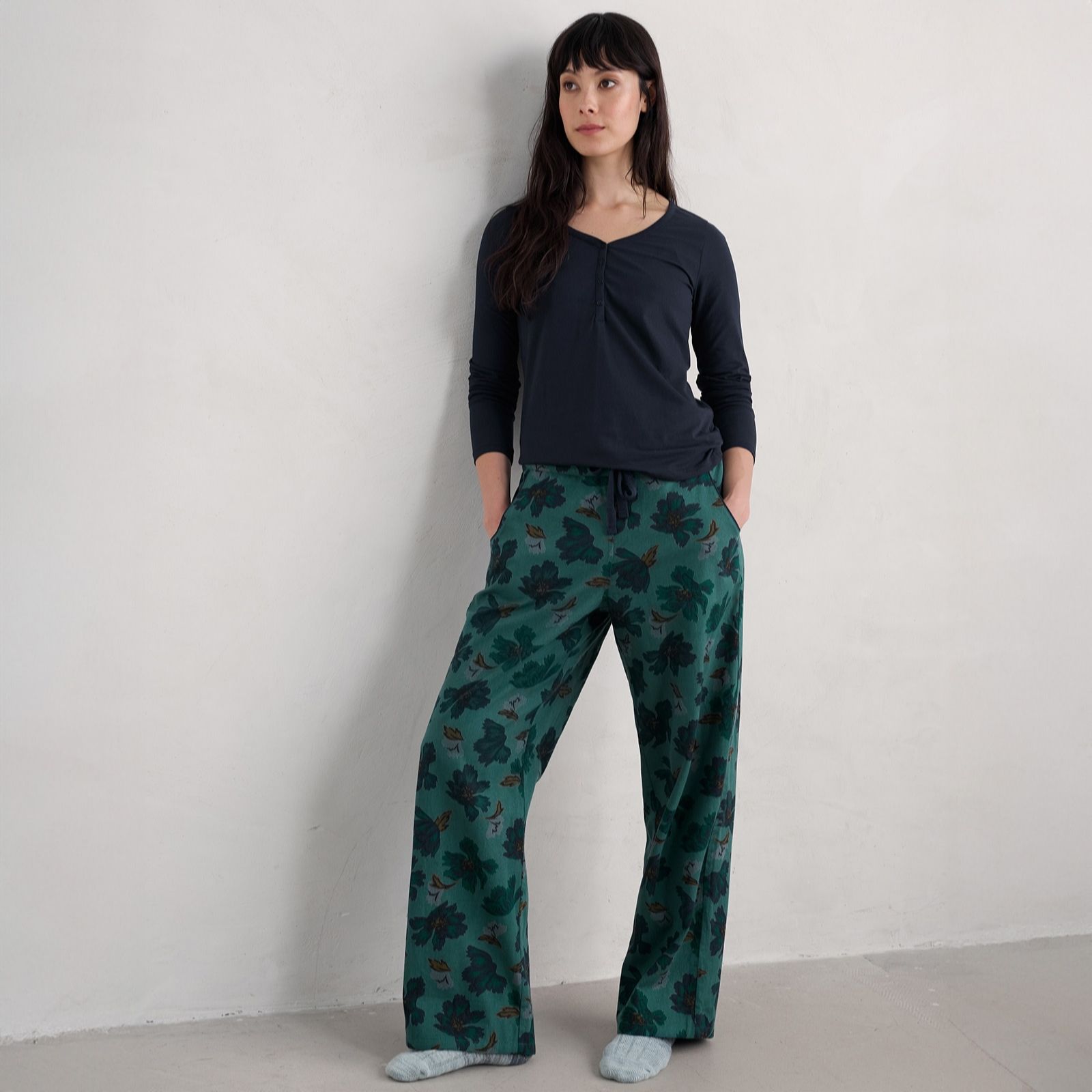 Seasalt Cornwall Jade Multi Evening Path Pyjamas