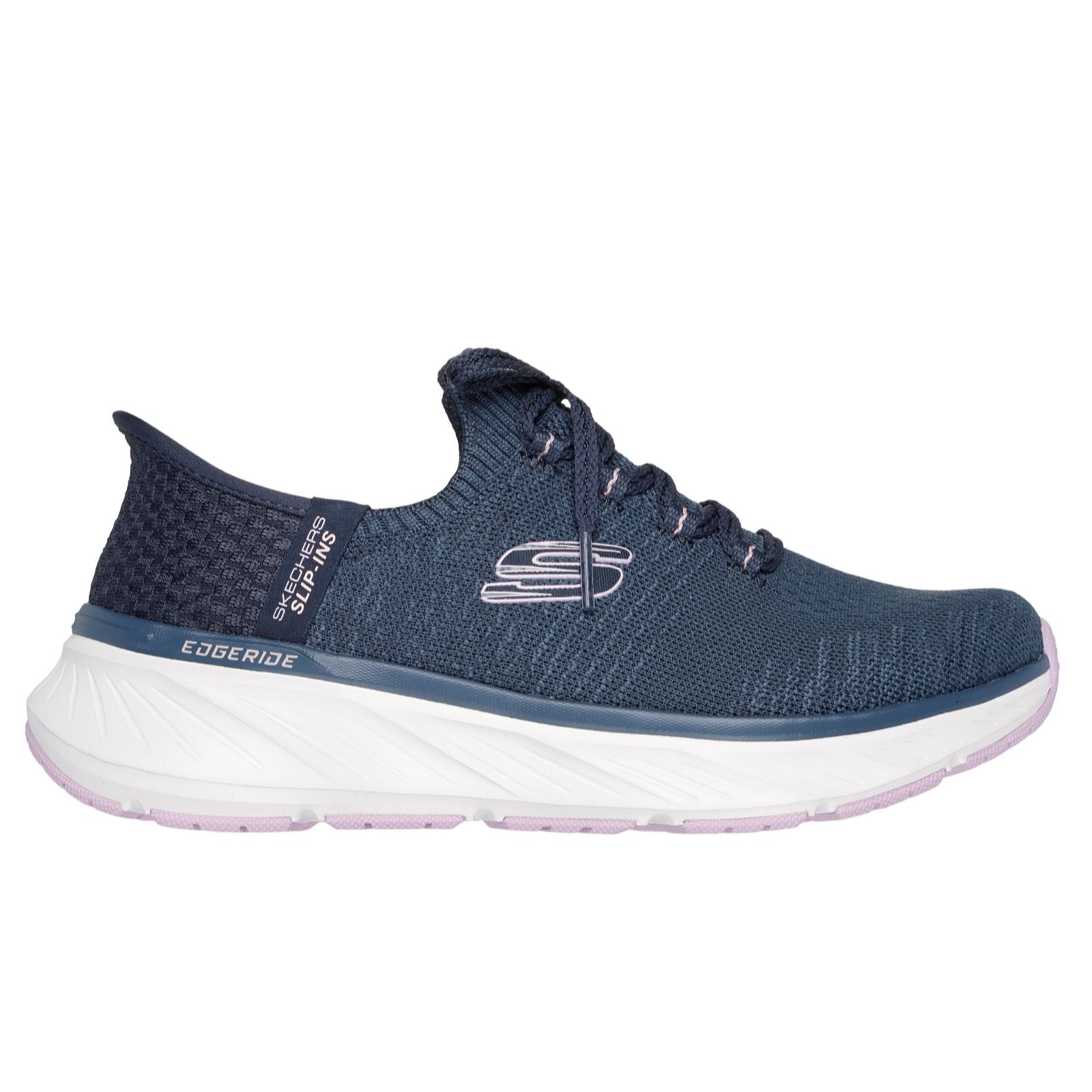 Skechers Women's Navy Edgeride Slip-Ins Trainer
