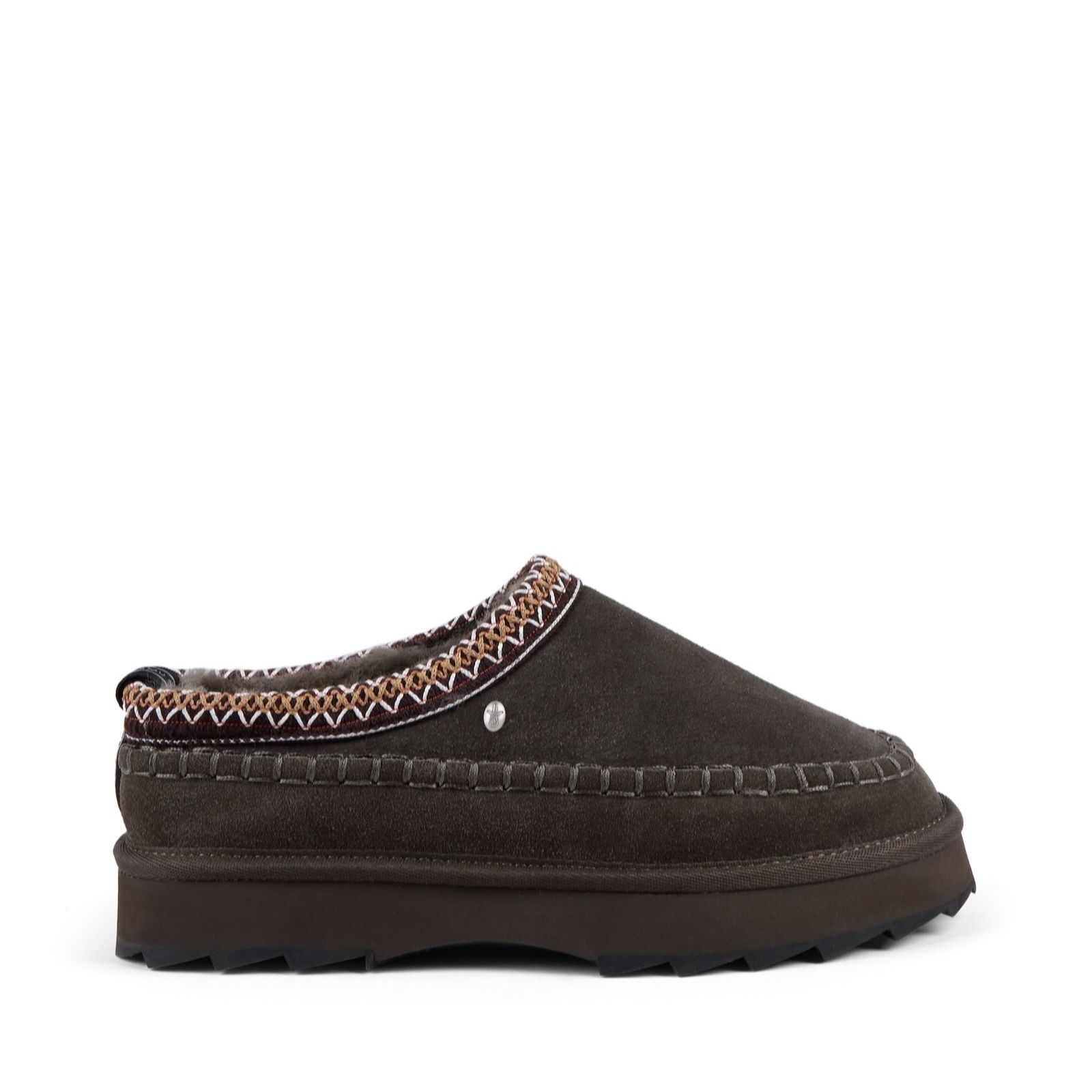 Emu Australia Black Emu Sharky Adventure Scuff Slipper Shoe