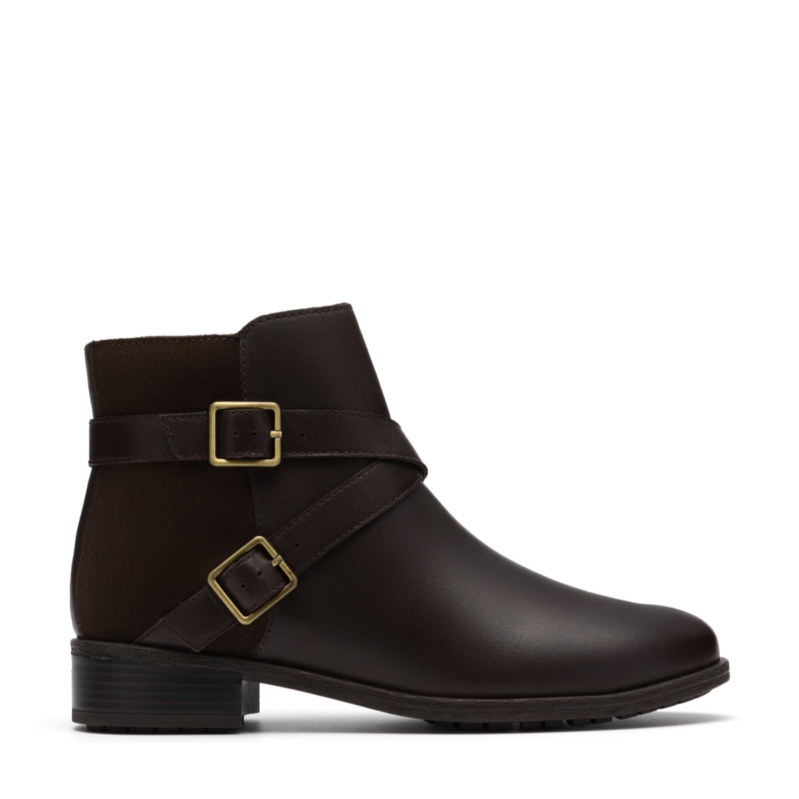 Clarks Footwear Black Leather Clarks Havisham Bay Boots
